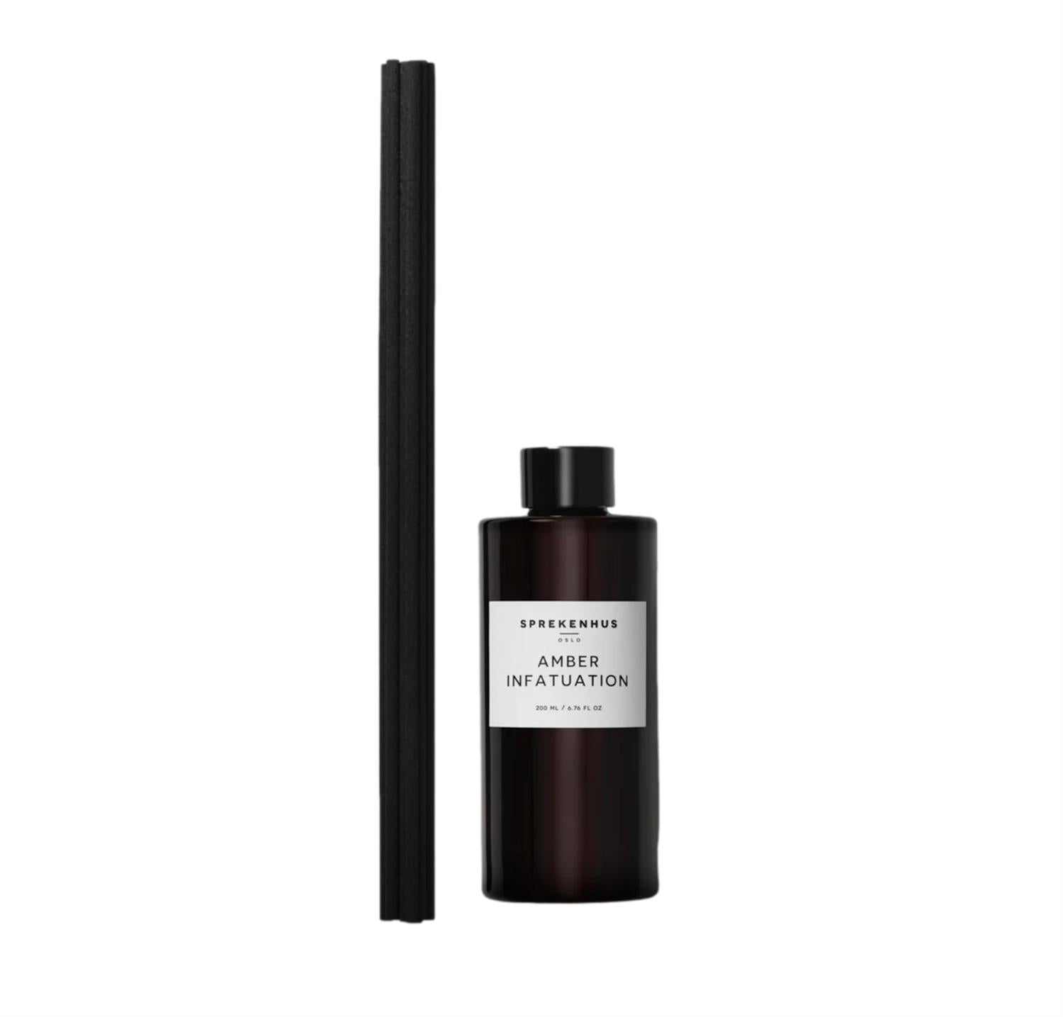 Sprekenhus Home Fragrance Diffuser 200ml Amber Infatuation Duftpinner Mørkebrun