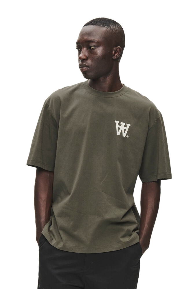 Wood Wood WW Liam Tee AA Chest T-shirt Grønn