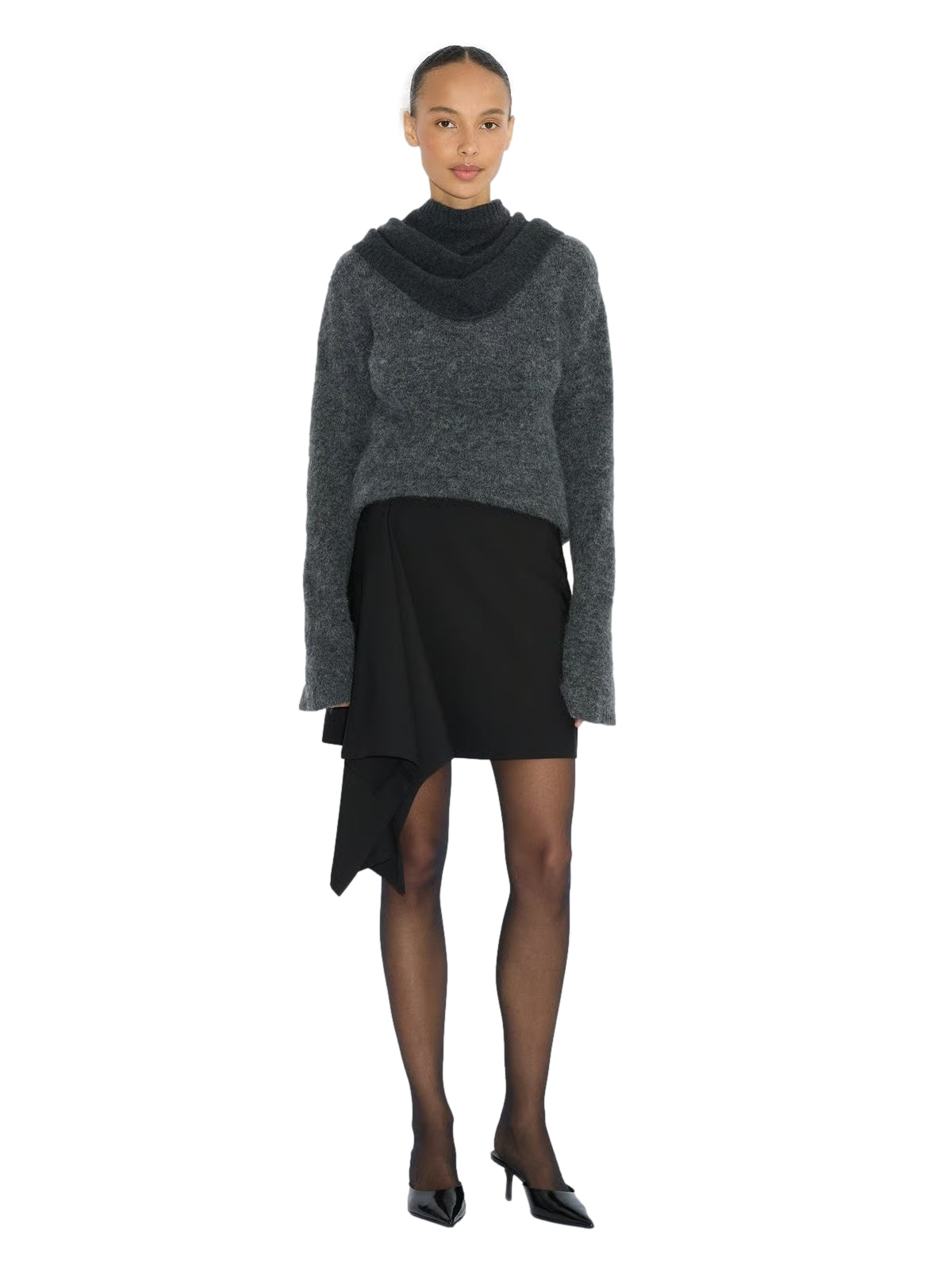 Holzweiler Beau Short Skirt Skjørt Sort - modostore.no