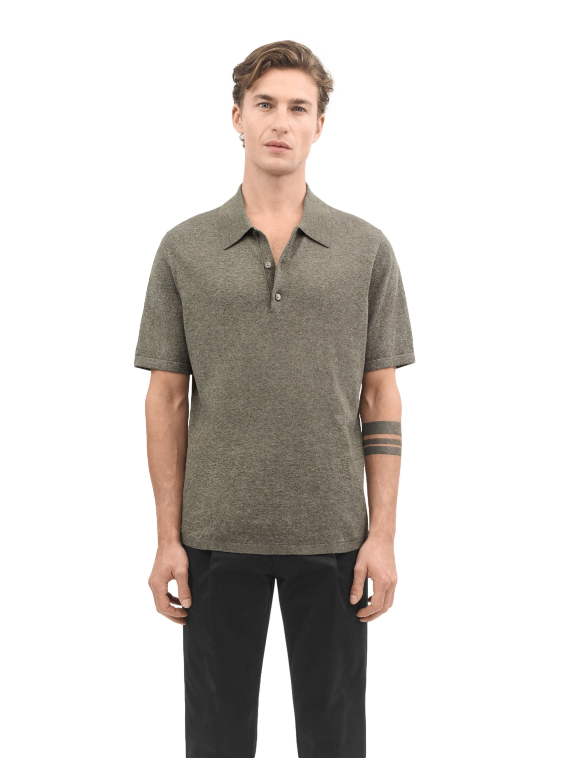 Tiger of Sweden Erros L T-shirt Brun Melert - modostore.no