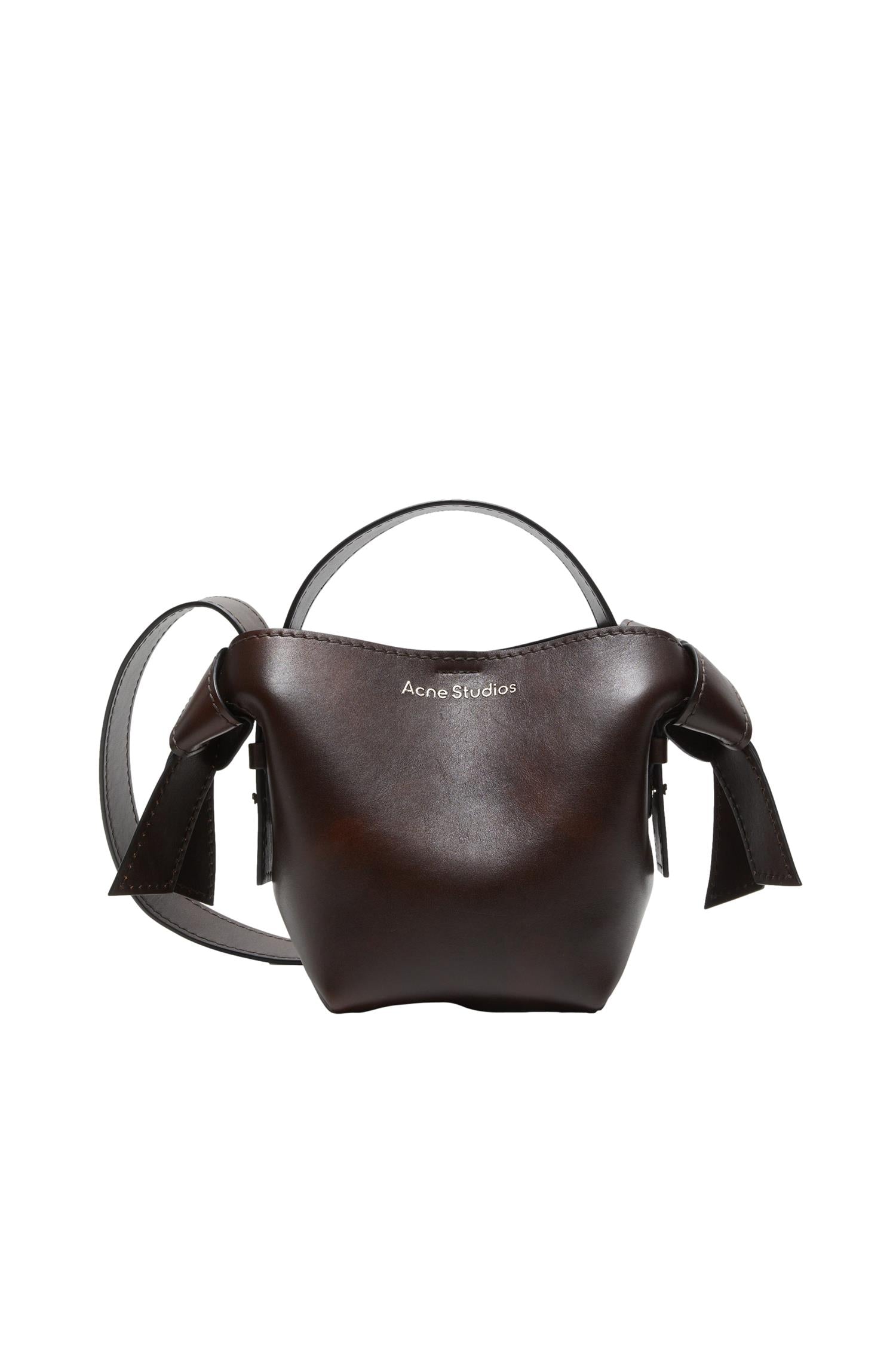 Acne Musubi Mini Veske Mørkebrun