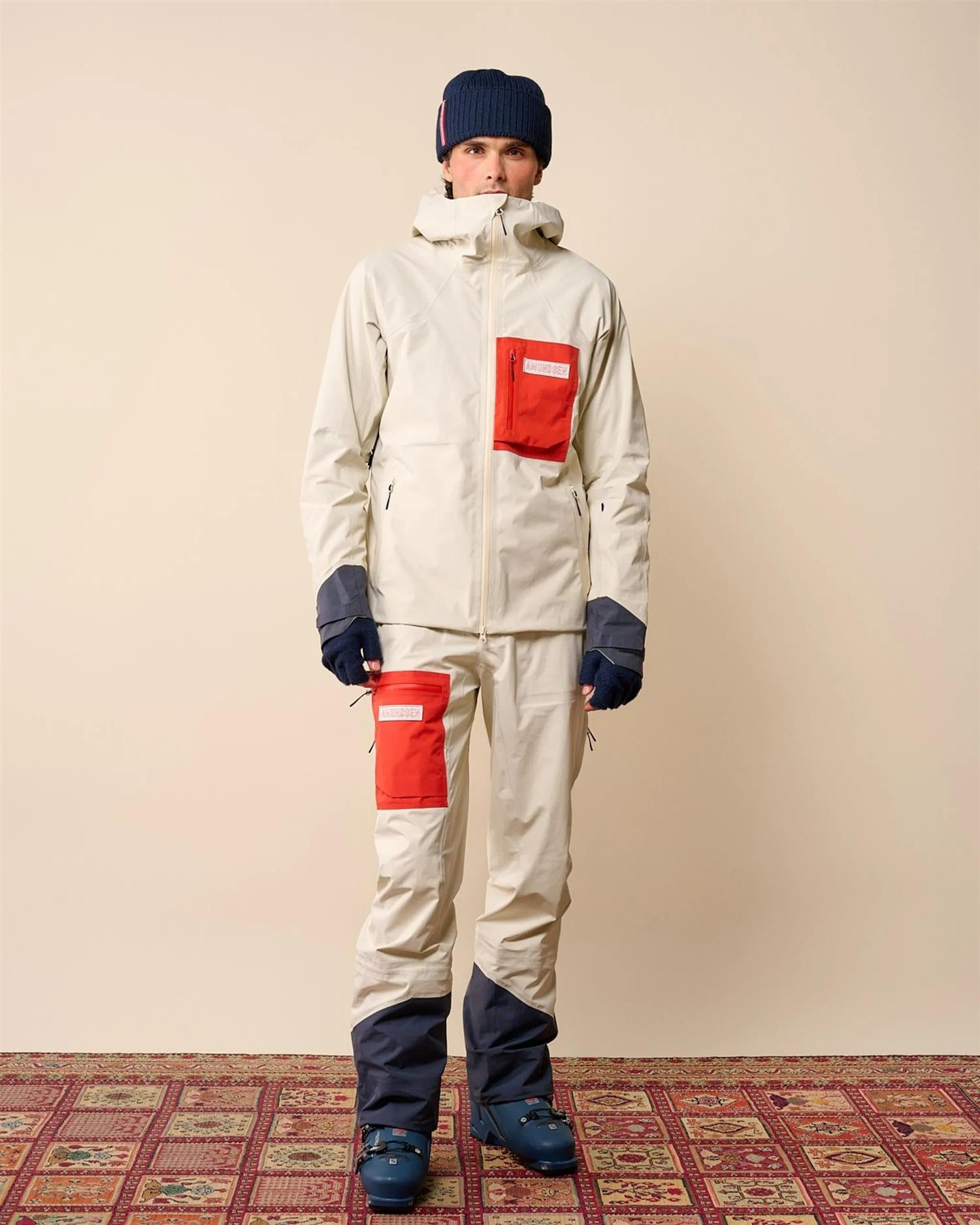 Amundsen Mountain Airy Shell Jacket Mens Jakke Rød