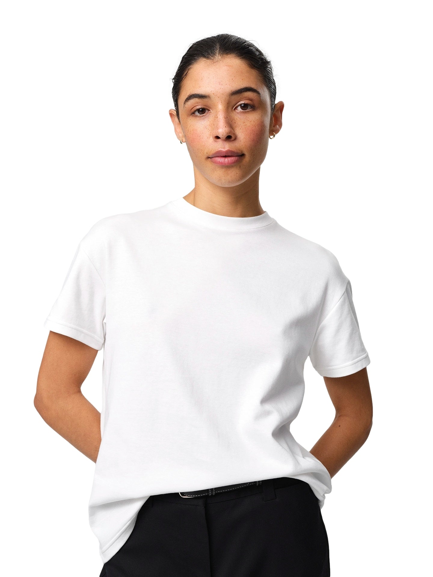 Julie Josephine Alexa Tee T-shirt Hvit - modostore.no