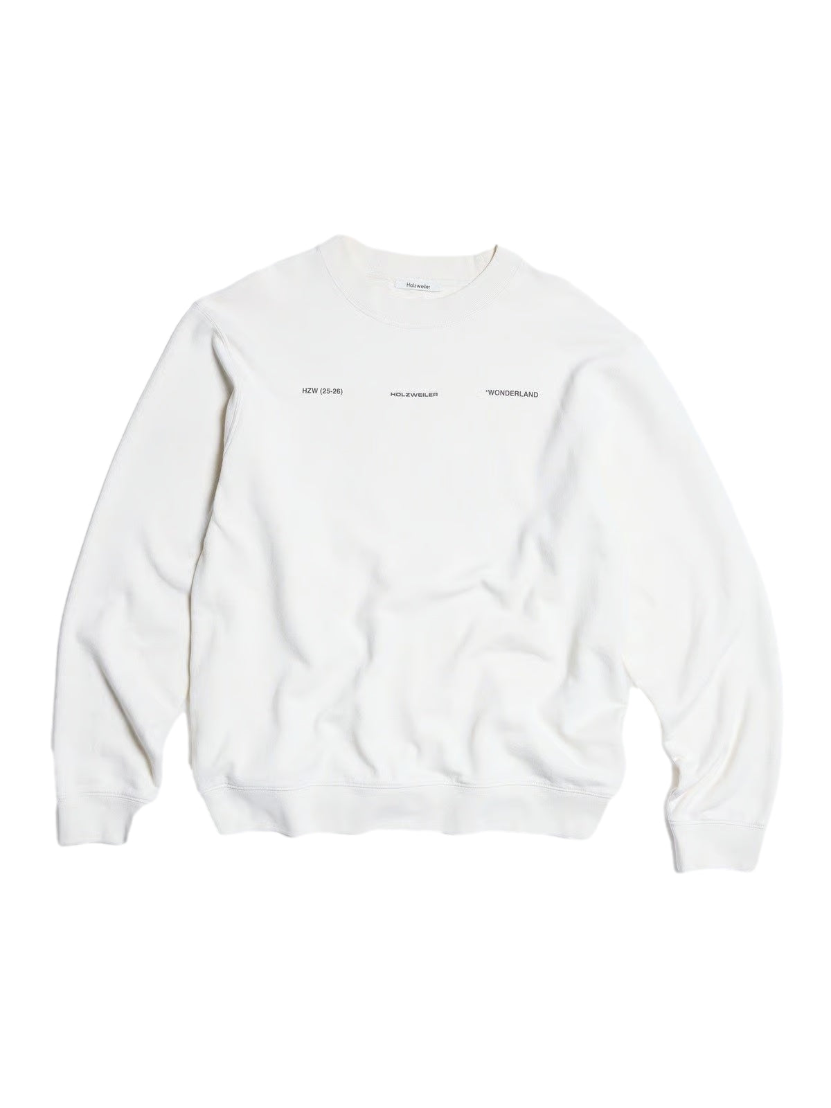 Holzweiler Duke National Crew Genser Hvit - modostore.no