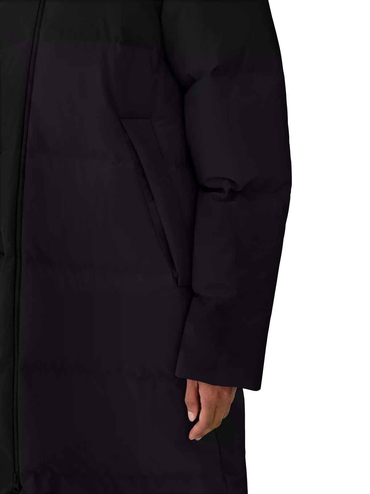 Blæst Innvik Down Coat Black Jakke Sort