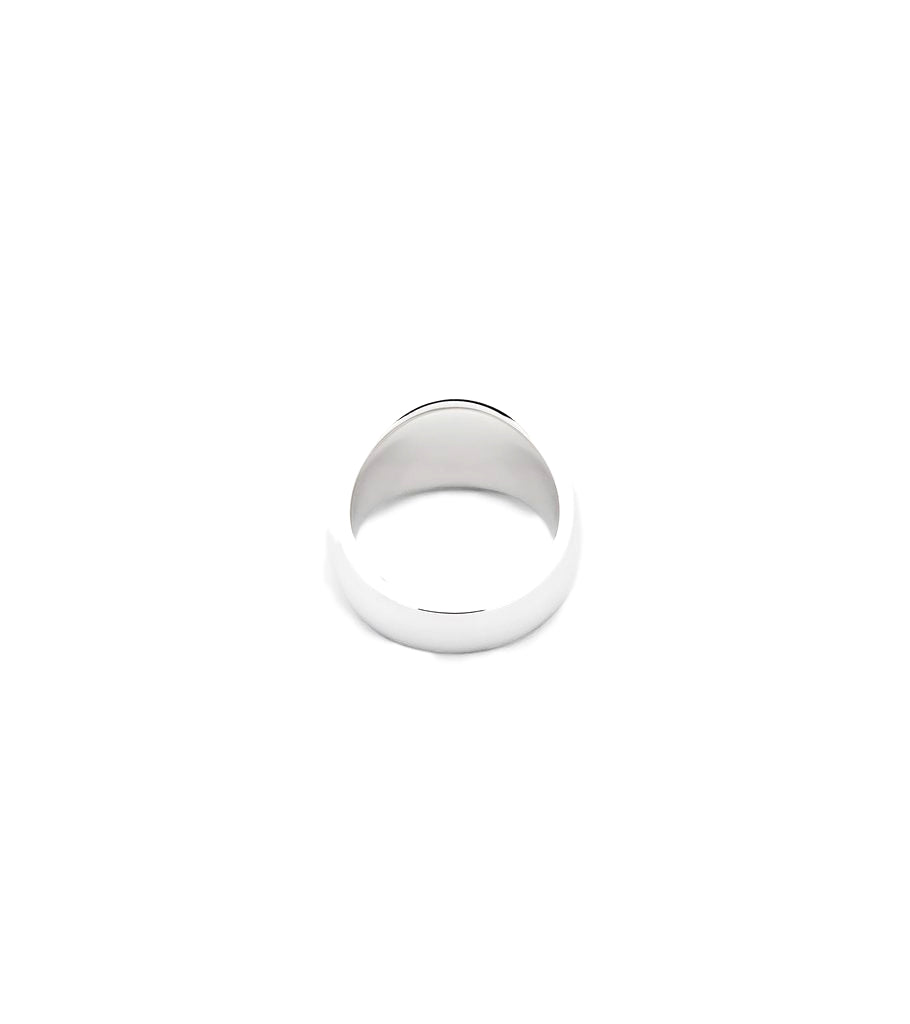 Tom Wood Cushion Larvikite Ring Sølv - modostore.no