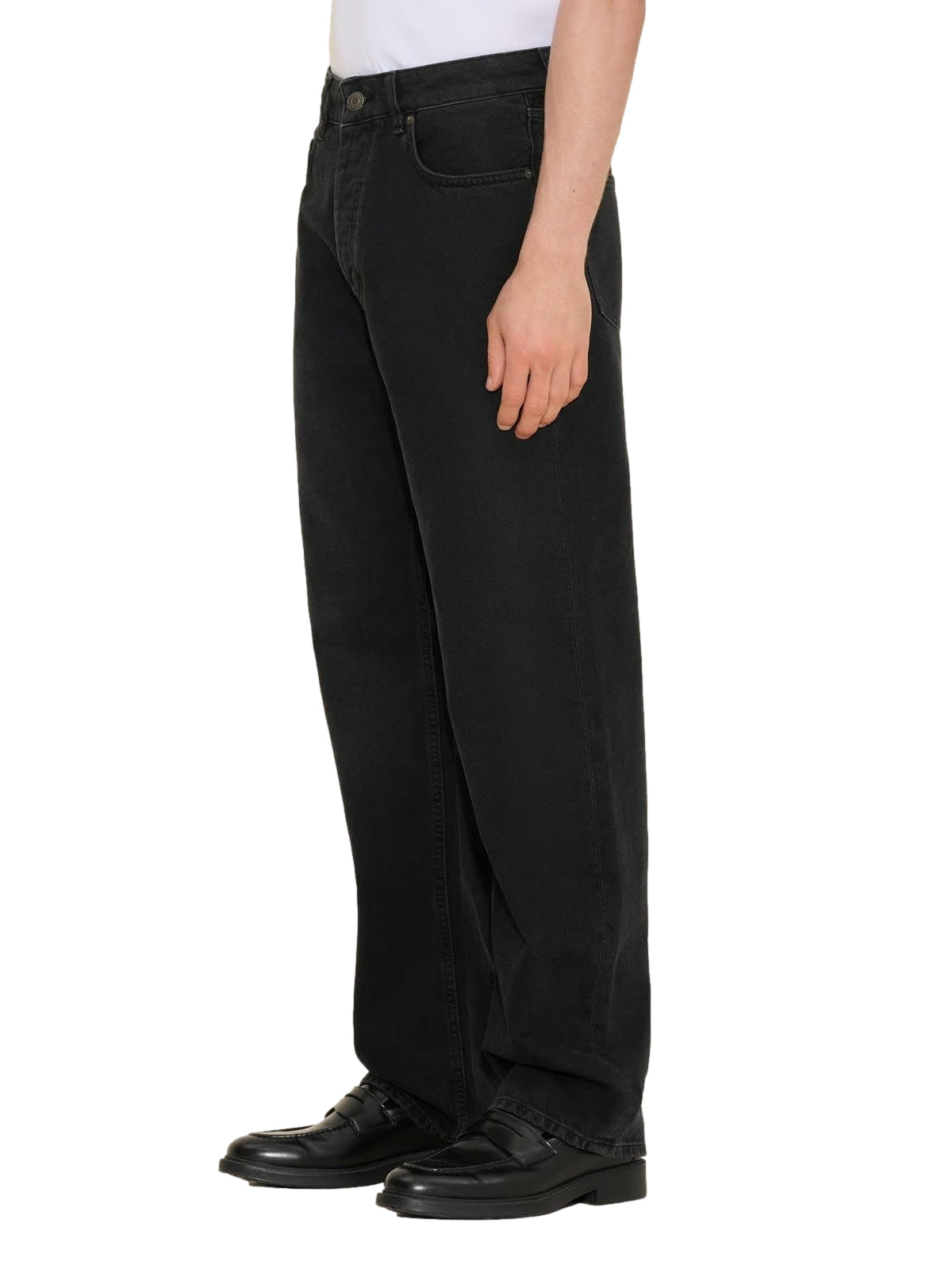 Holzweiler M Straight Jeans Jeans Vasket Sort - modostore.no