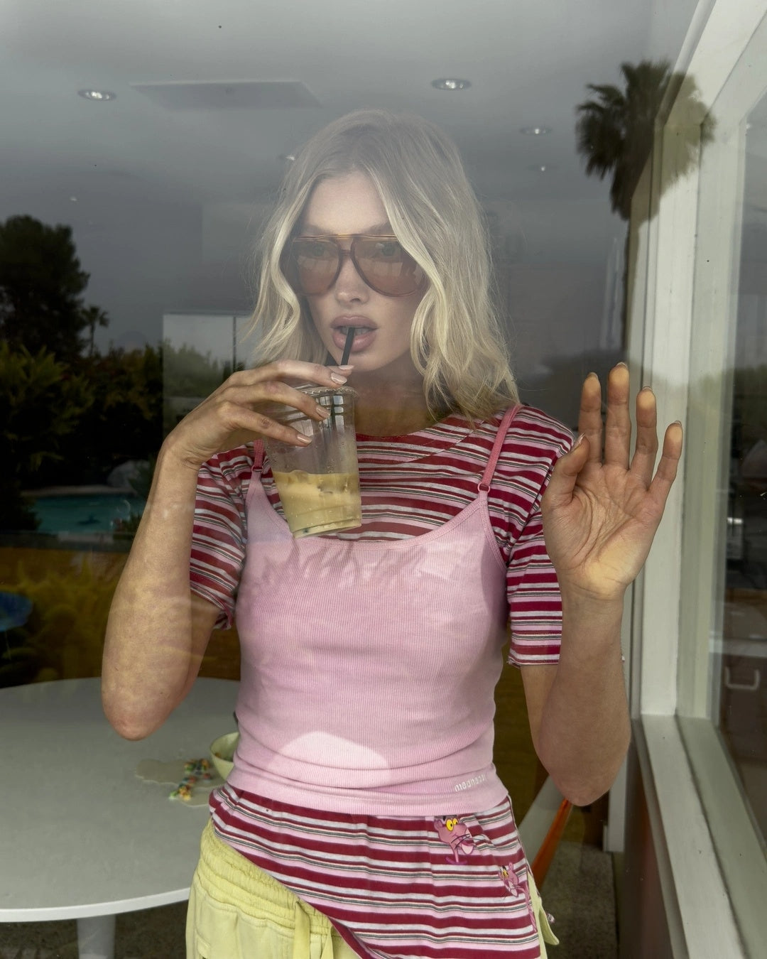 Chimi Eyewear Doris Honey Tortoise Solbriller Brun/Gul - modostore.no