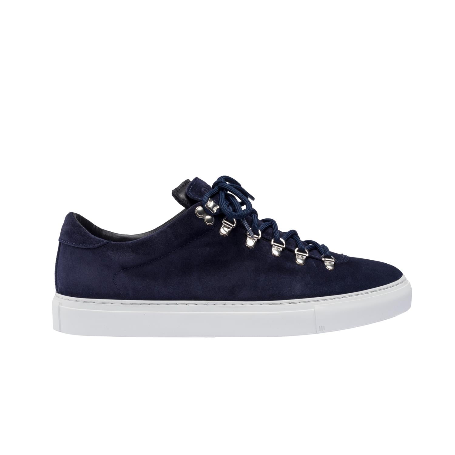 Diemme Marostica Low Navy semskede sko for menn, marineblå, komfortabel og stilfull lakksko.