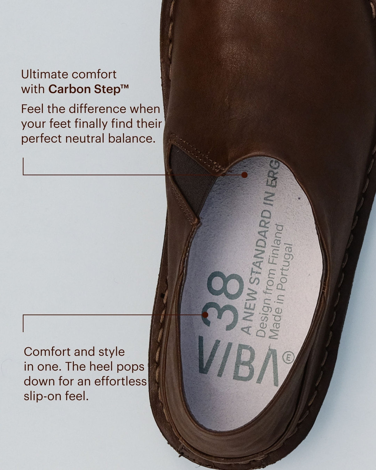 VIBAe Zuma Cocoa Brown Sko Mørkebrun