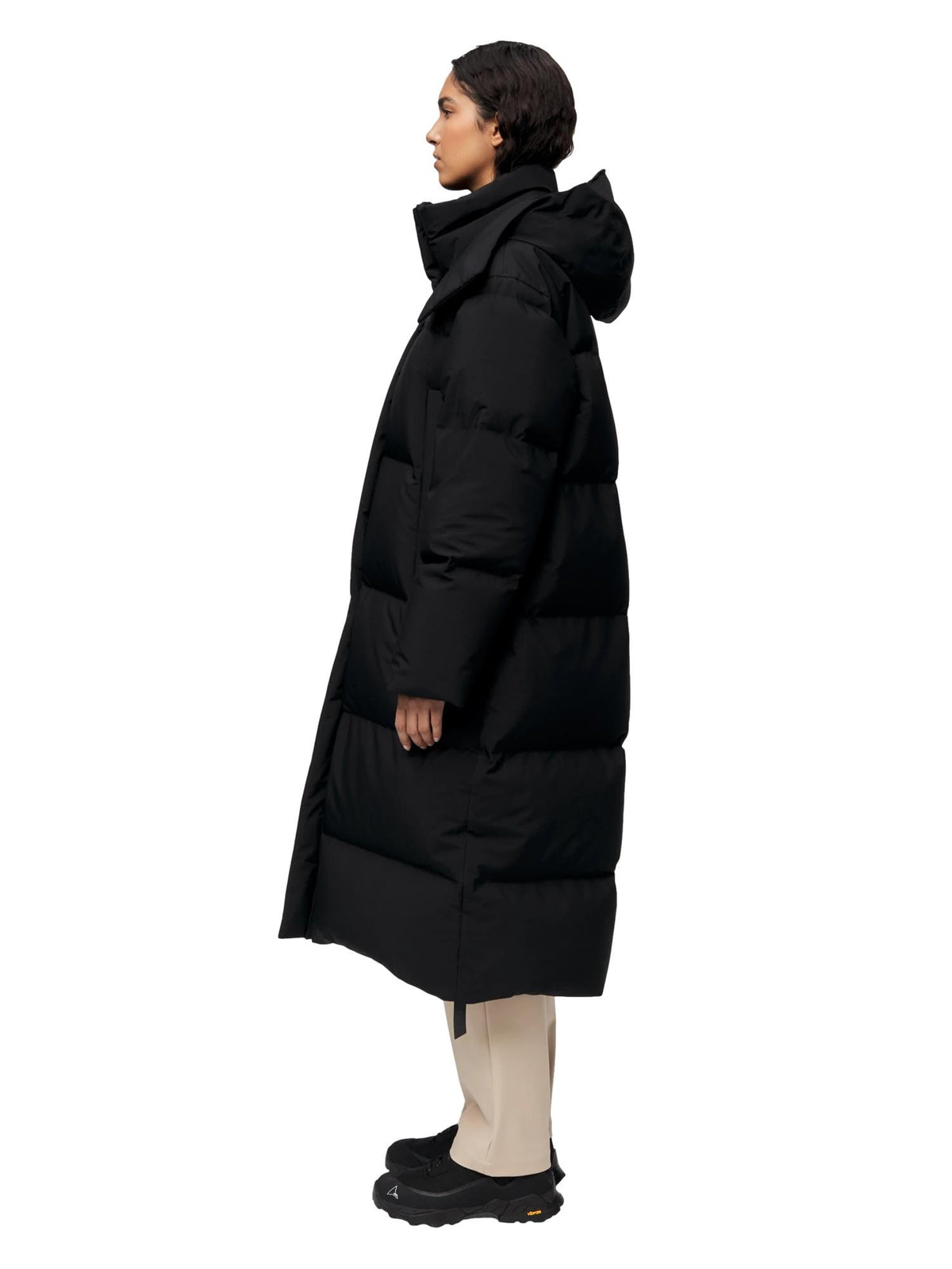 Blæst Stranda Down Coat Black Jakke Sort