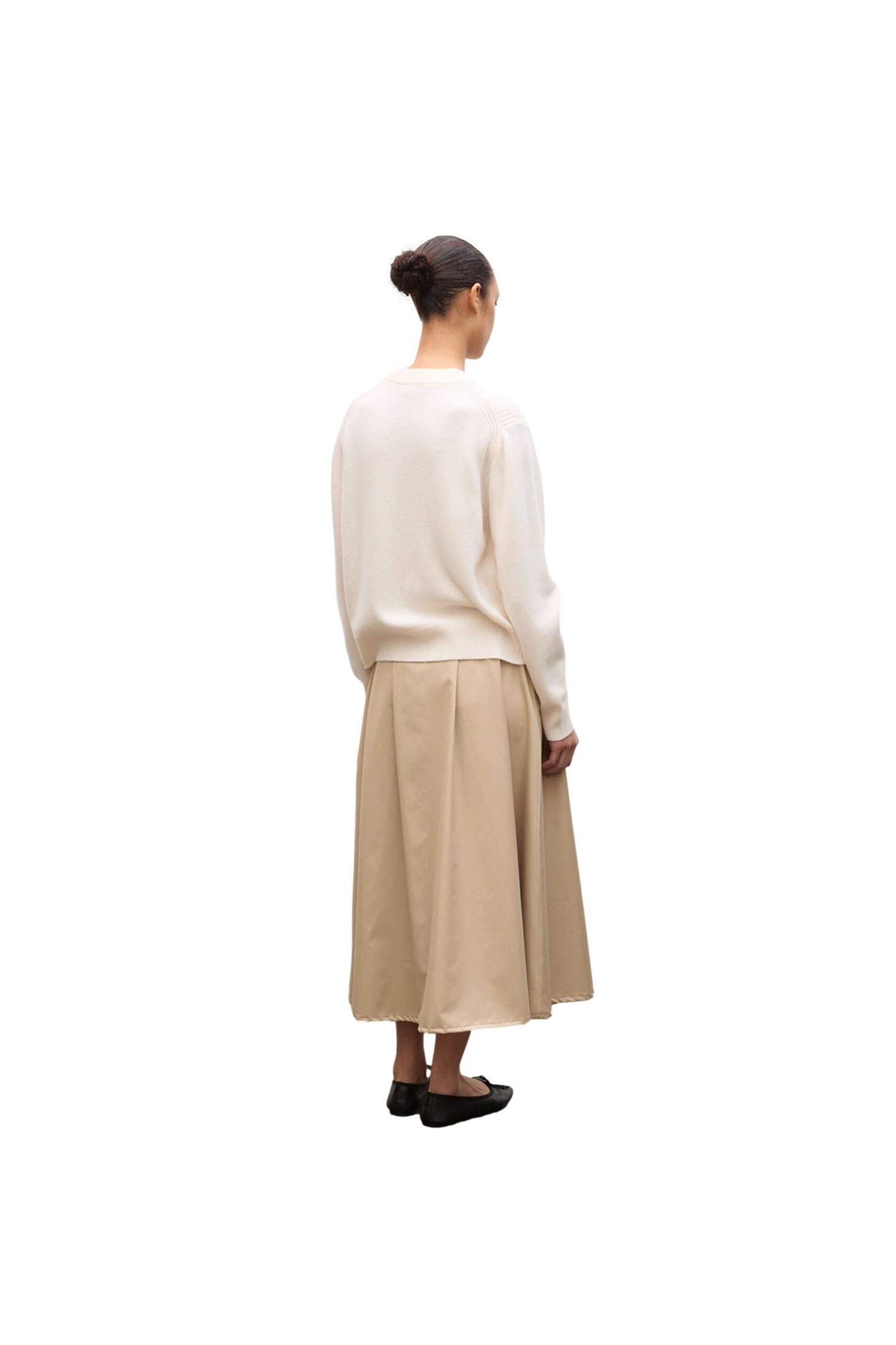 Julie Josephine Alma Sweater Genser Hvit - modostore.no