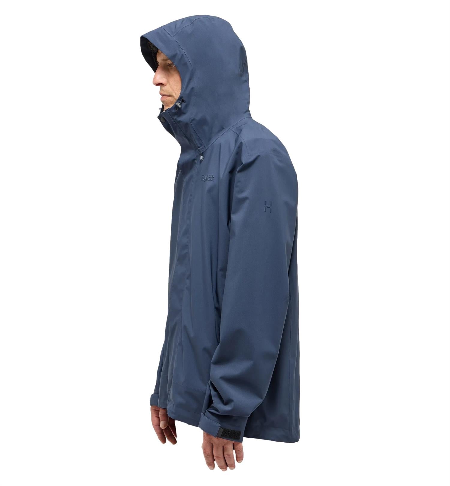Haglöfs Breeze Proof Jacket Men Jakke Marine - modostore.no