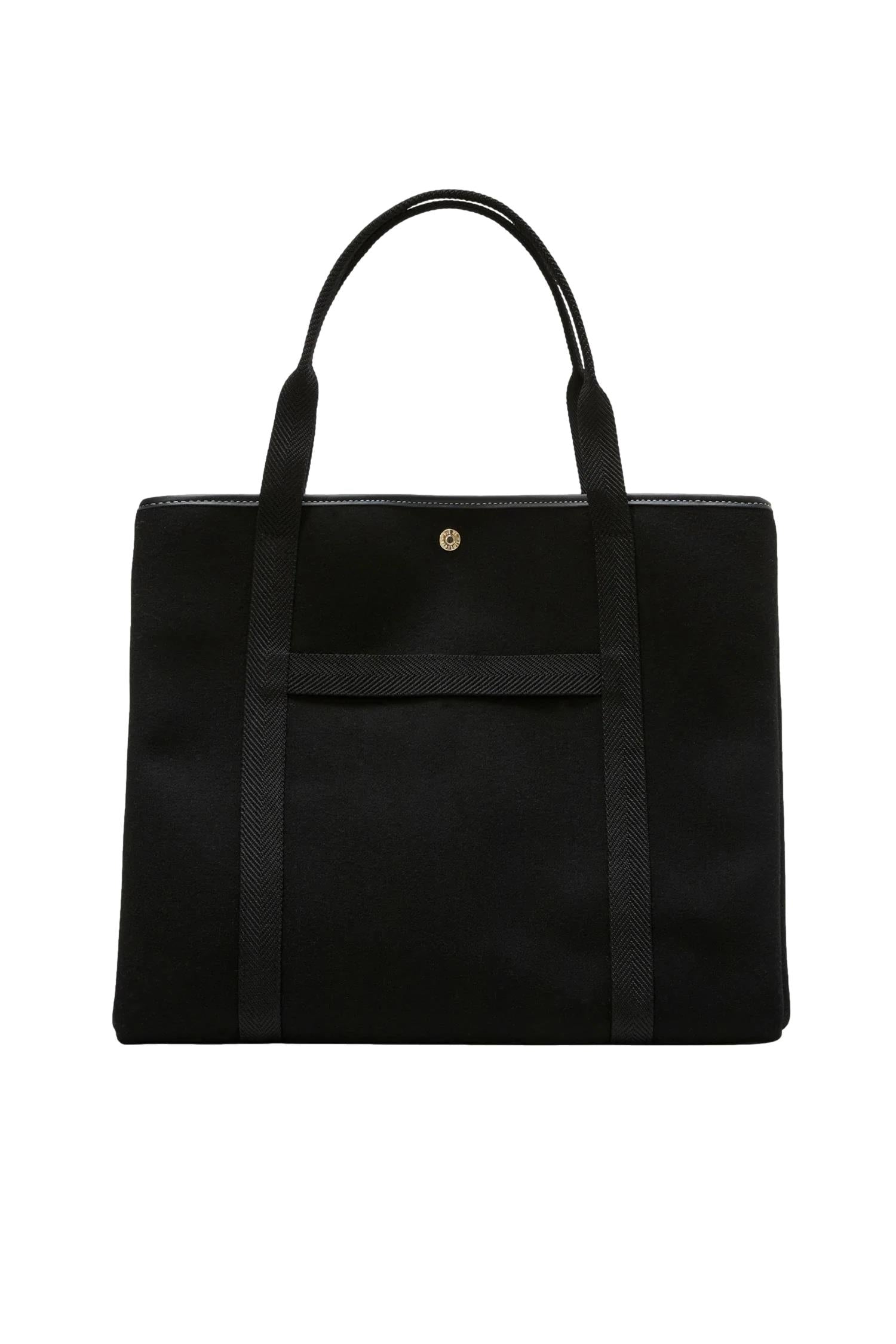 Rue de Verneuil Traversée L Whip Black Flannel Veske Sort - modostore.no