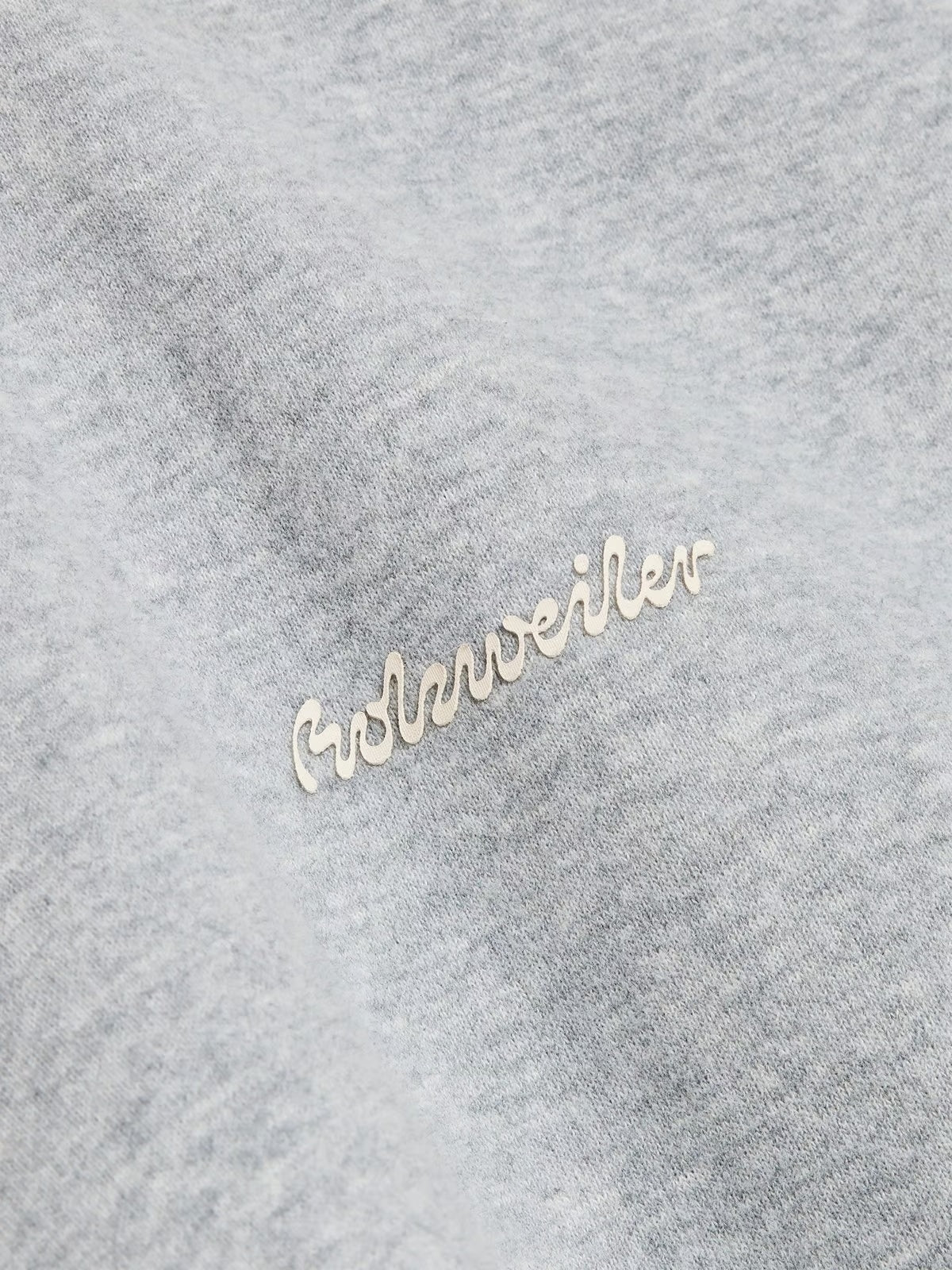 Holzweiler W Regular Crew Genser Lys Grå Melert - modostore.no