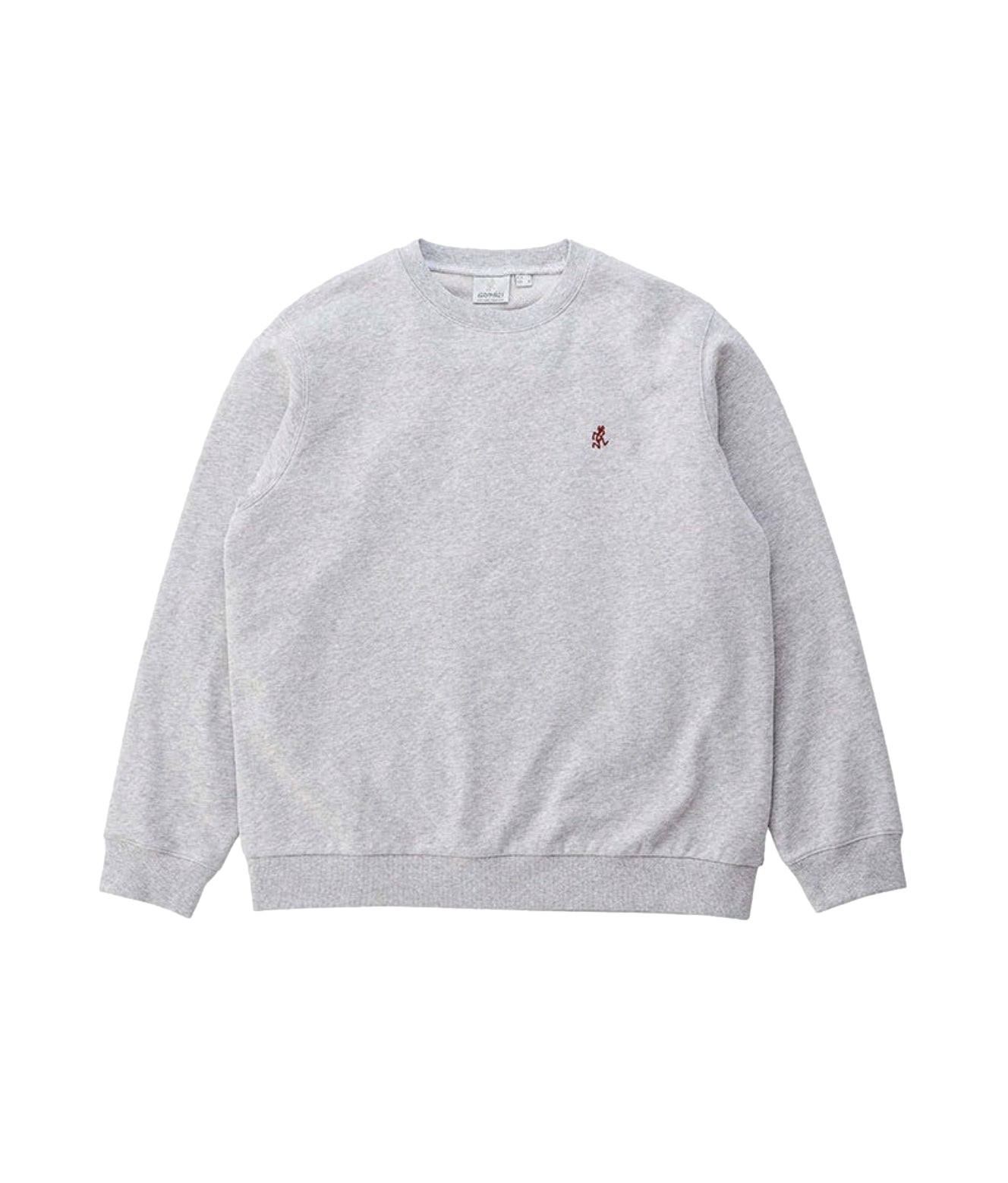 Gramicci One Point Crew Sweatshirt Crewneck Lysegrå - modostore.no