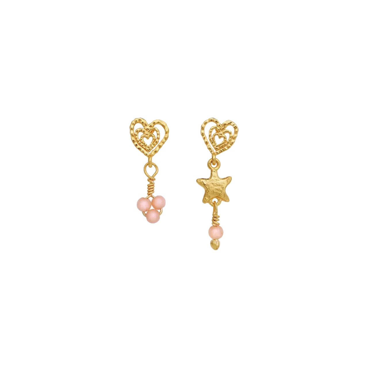 Maanesten Vibe Earrings Øredobber Gull - modostore.no