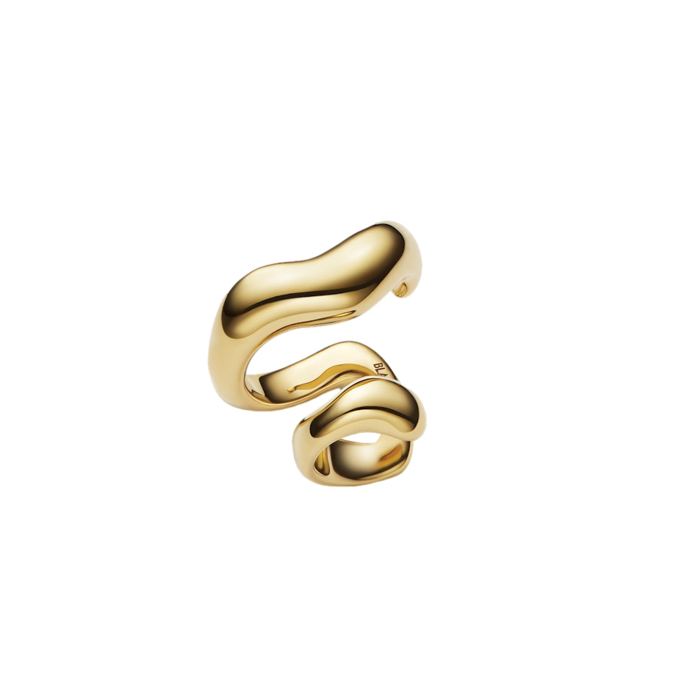 Maria Black Sagene Ear Cuff Øredobber Gull - modostore.no