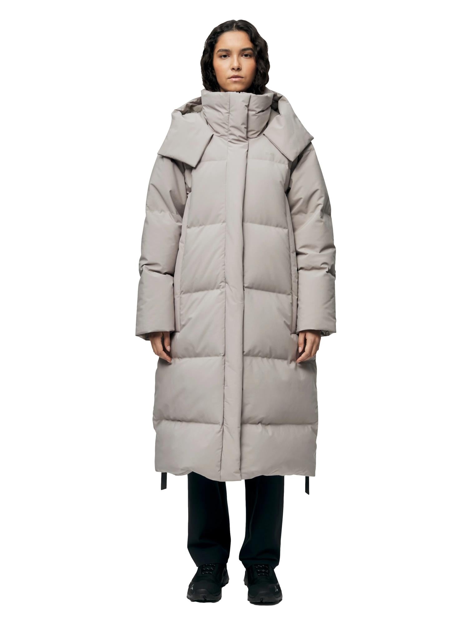 Blæst Stranda Down Coat Low Tide Jakke Beige Grå