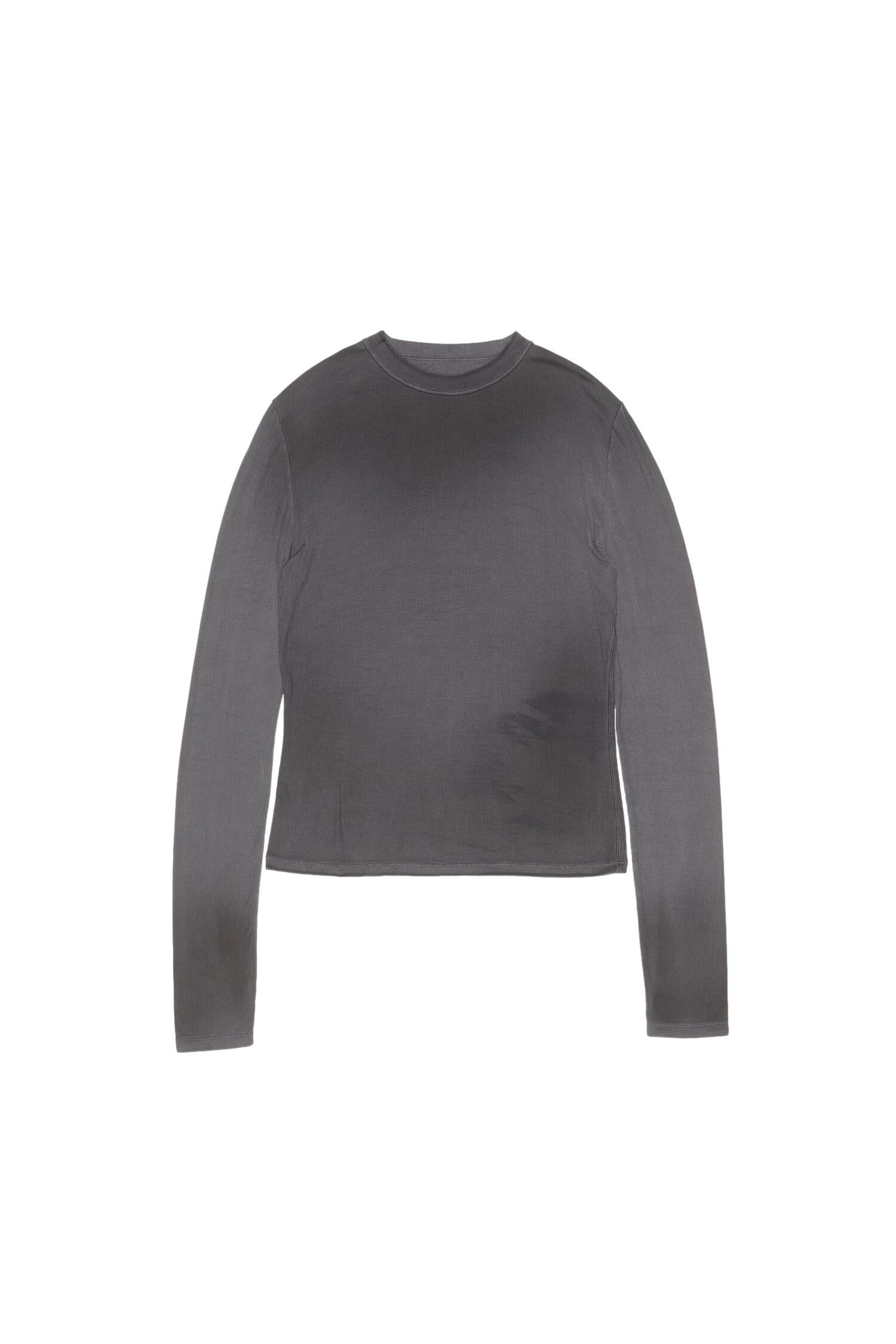 Acne Long sleeve t-shirt Genser Mørkegrå - modostore.no