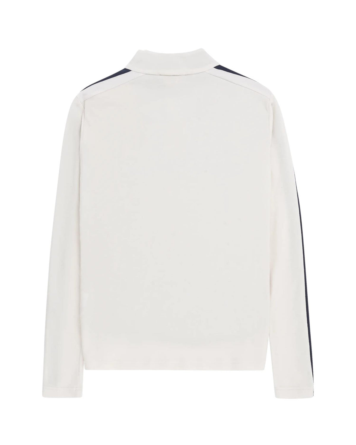 Amundsen 5Mila Half Zip Womens Stripe Genser Hvit Og Mørkeblå