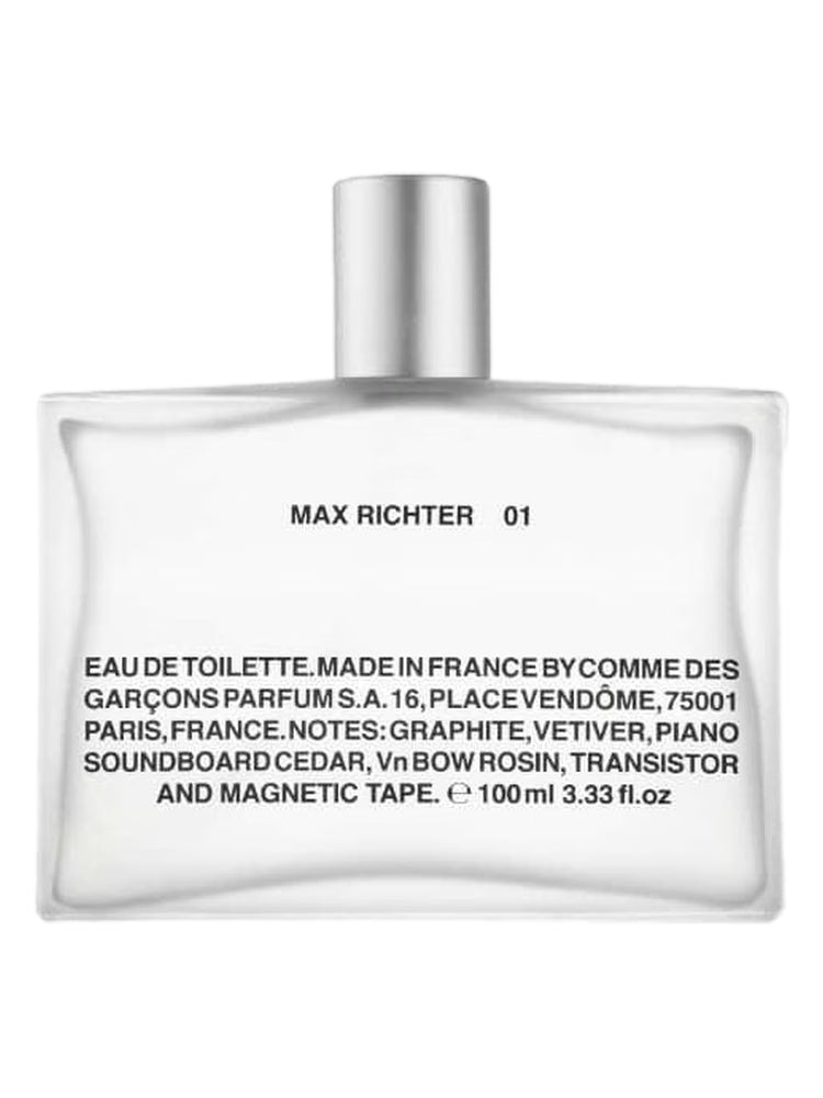 Comme des Garcons Parfums MAX RICHTER parfyme i gjennomsiktig flaske