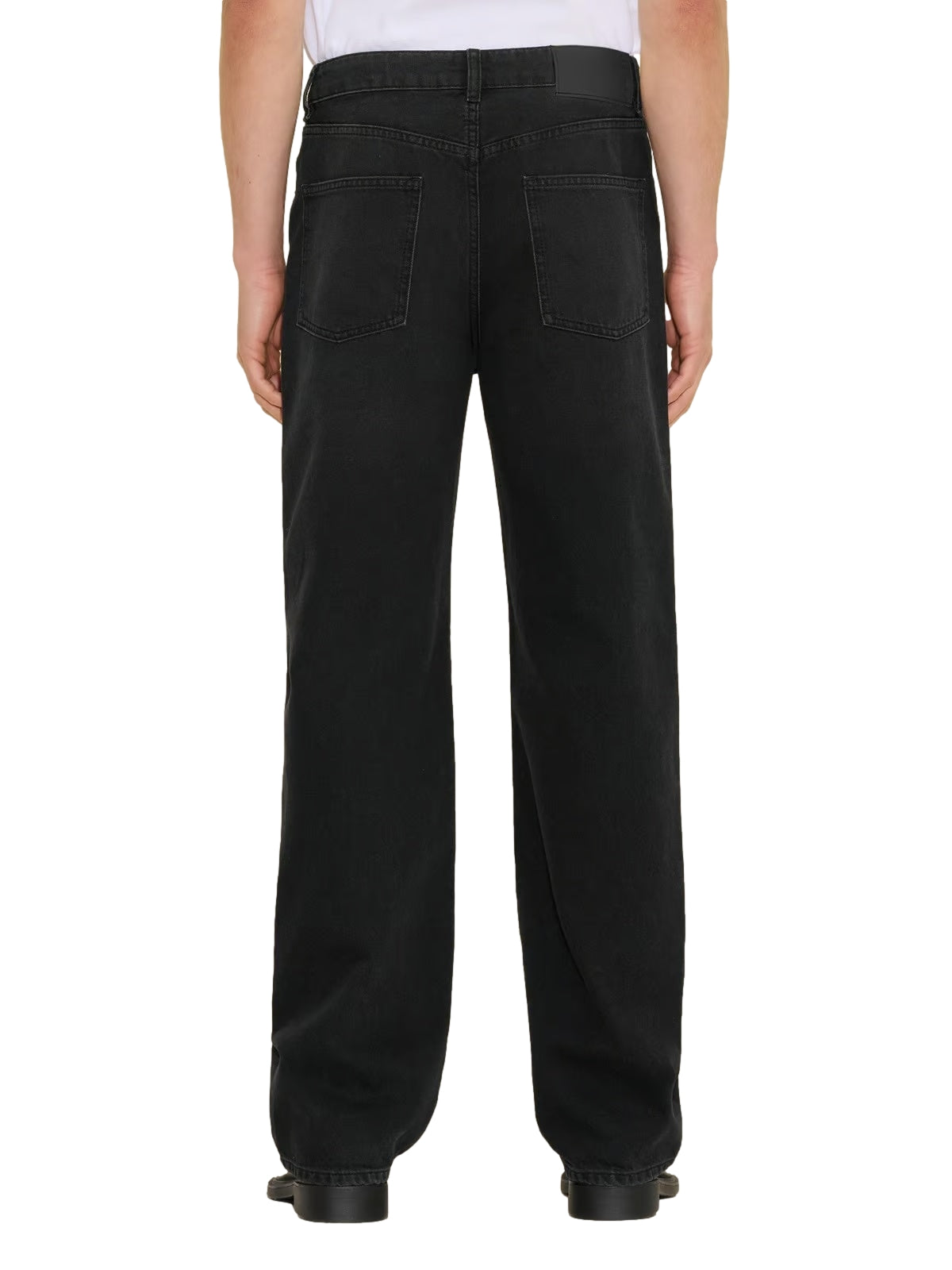 Holzweiler M Straight Jeans Jeans Vasket Sort - modostore.no