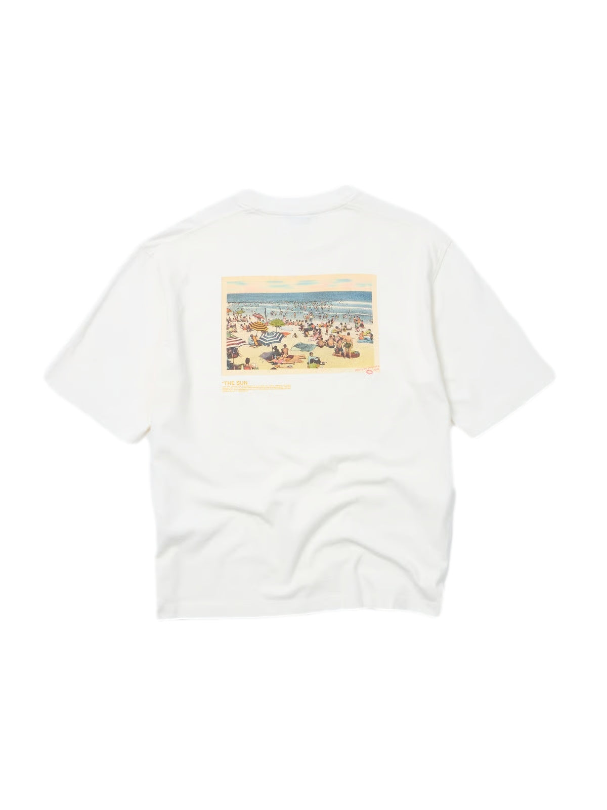 Holzweiler Ranger National Tee T-shirt Hvit Og Gul - modostore.no