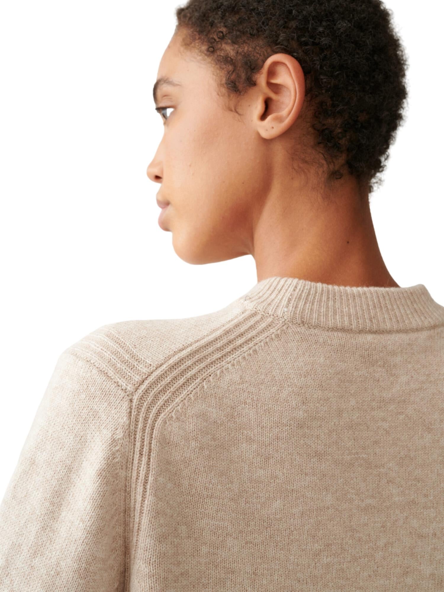 Julie Josephine Alma Sweater Genser Ecru - modostore.no