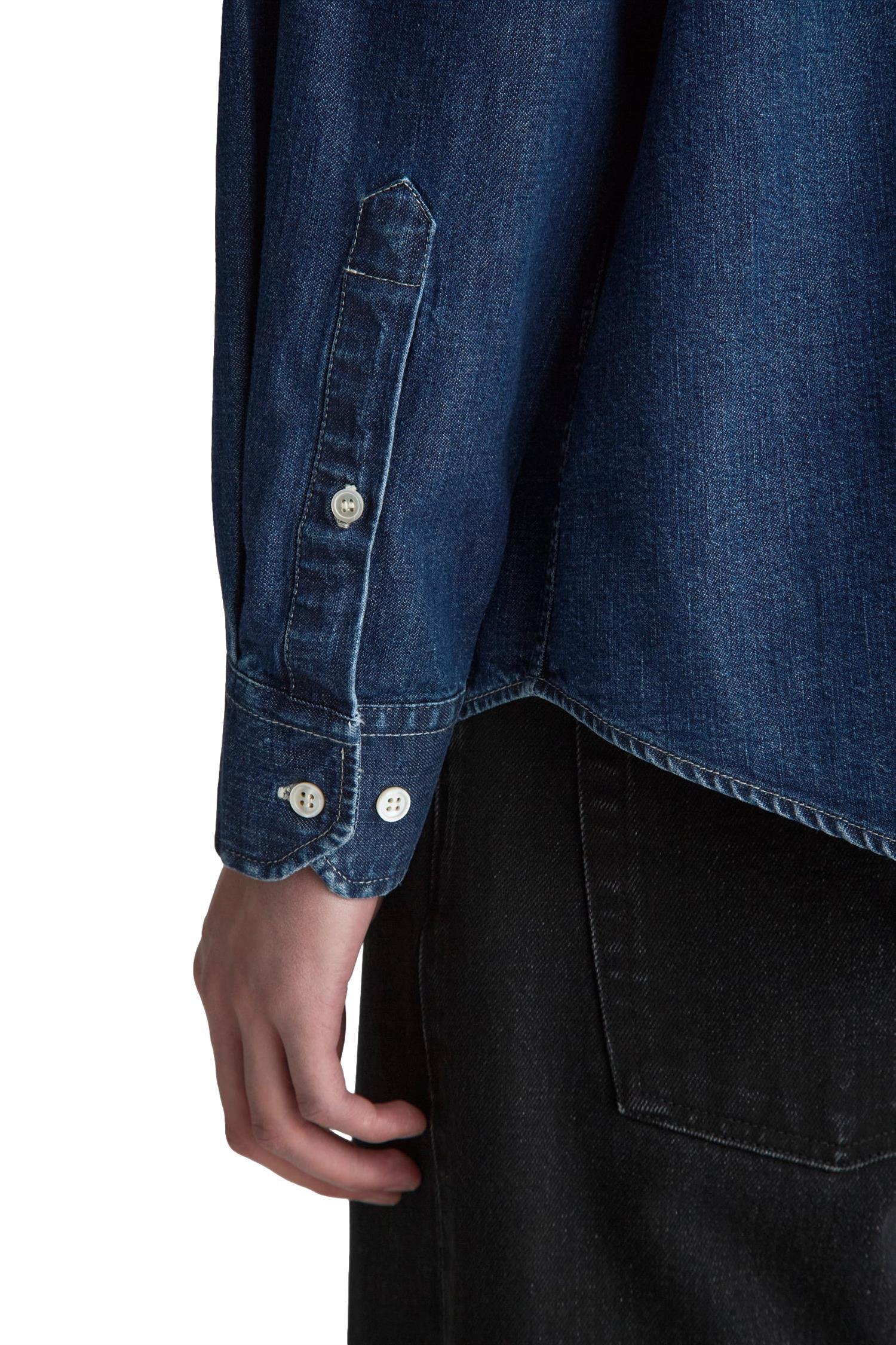 Livid Henrey Japan Indigo Dusk Skjorte Mørkeblå - modostore.no