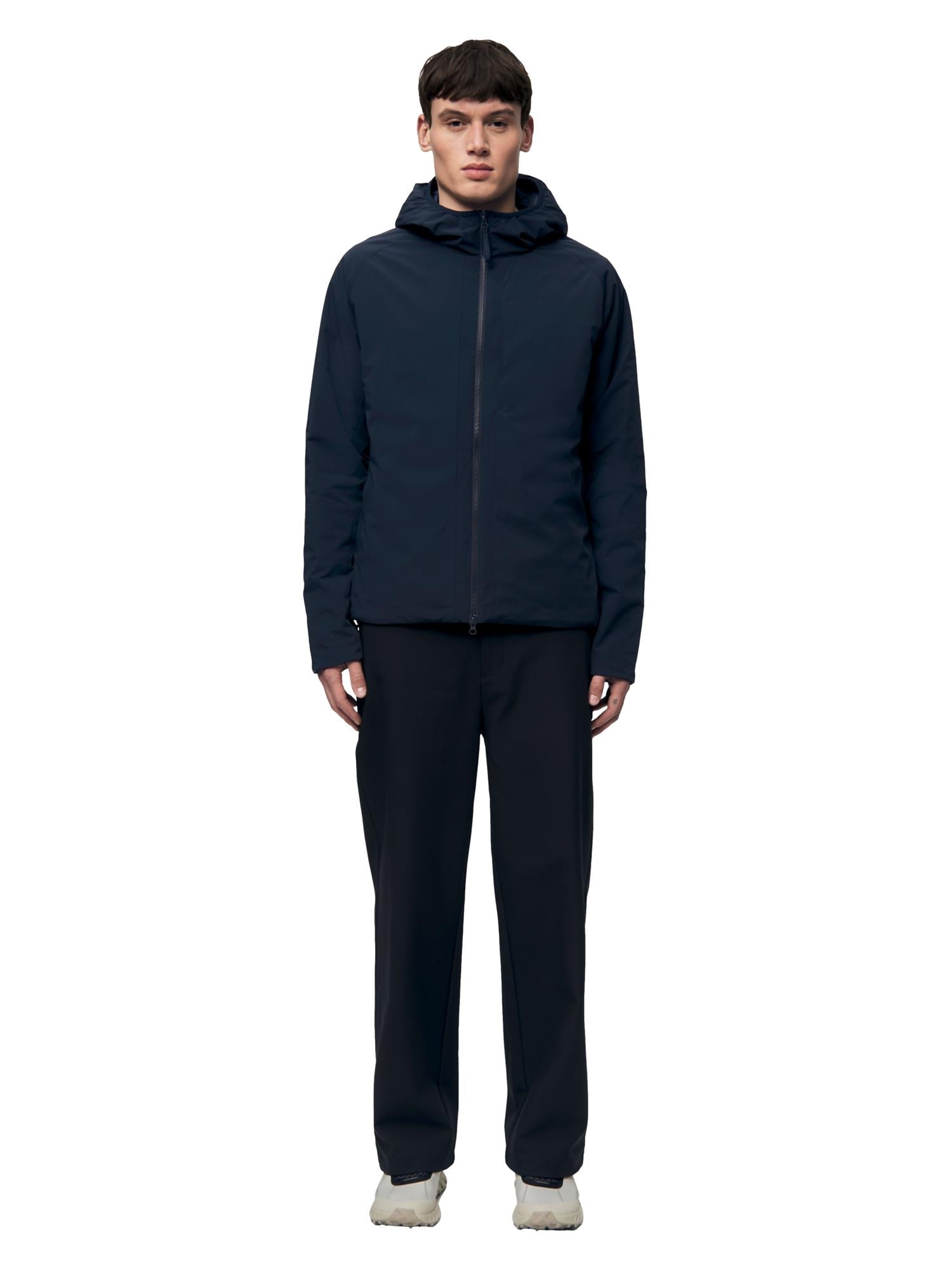 Blæst Randers Insulated Hoody Jacket Jakke Mørkeblå - modostore.no