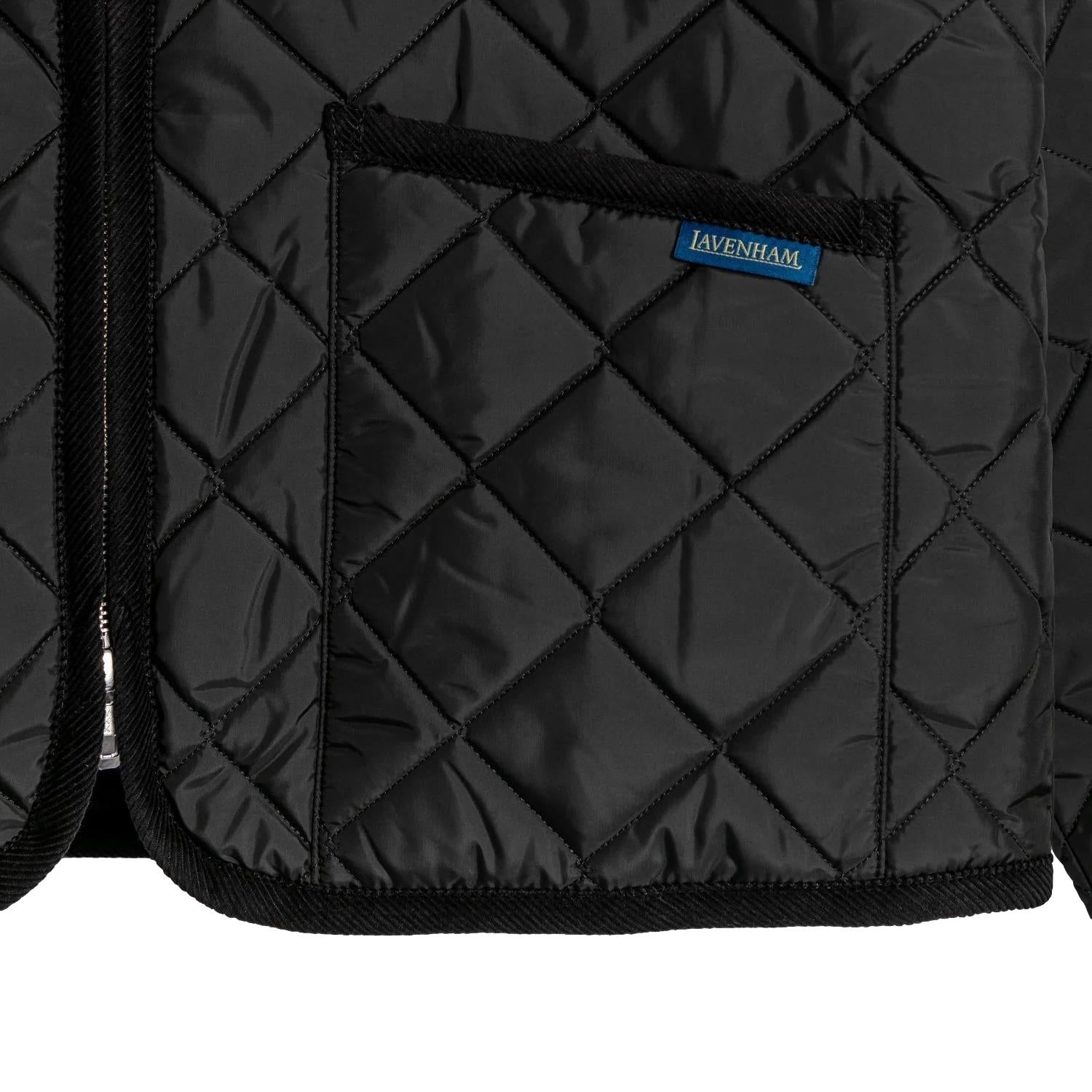 Lavenham Teynham Jakke Sort - modostore.no