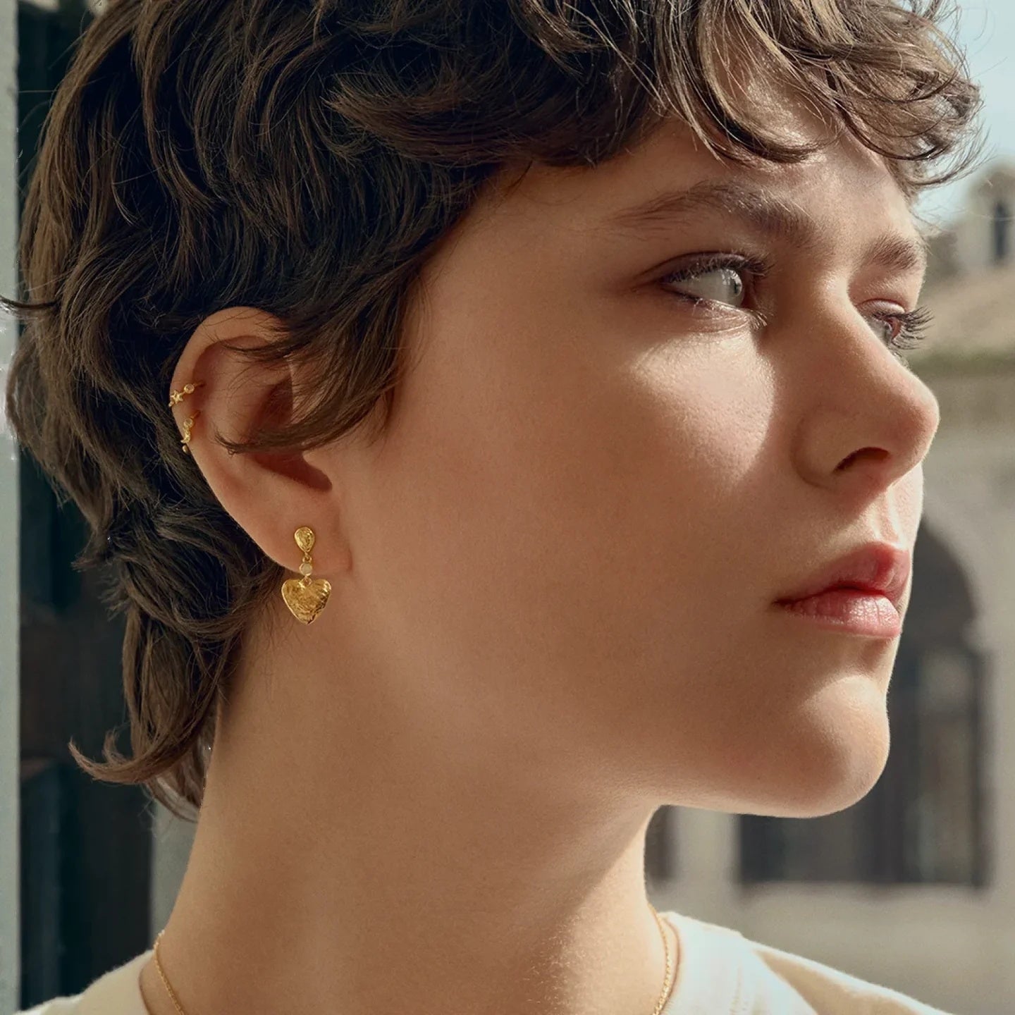 Maanesten Adeleide Earrings Øredobber Gull - modostore.no