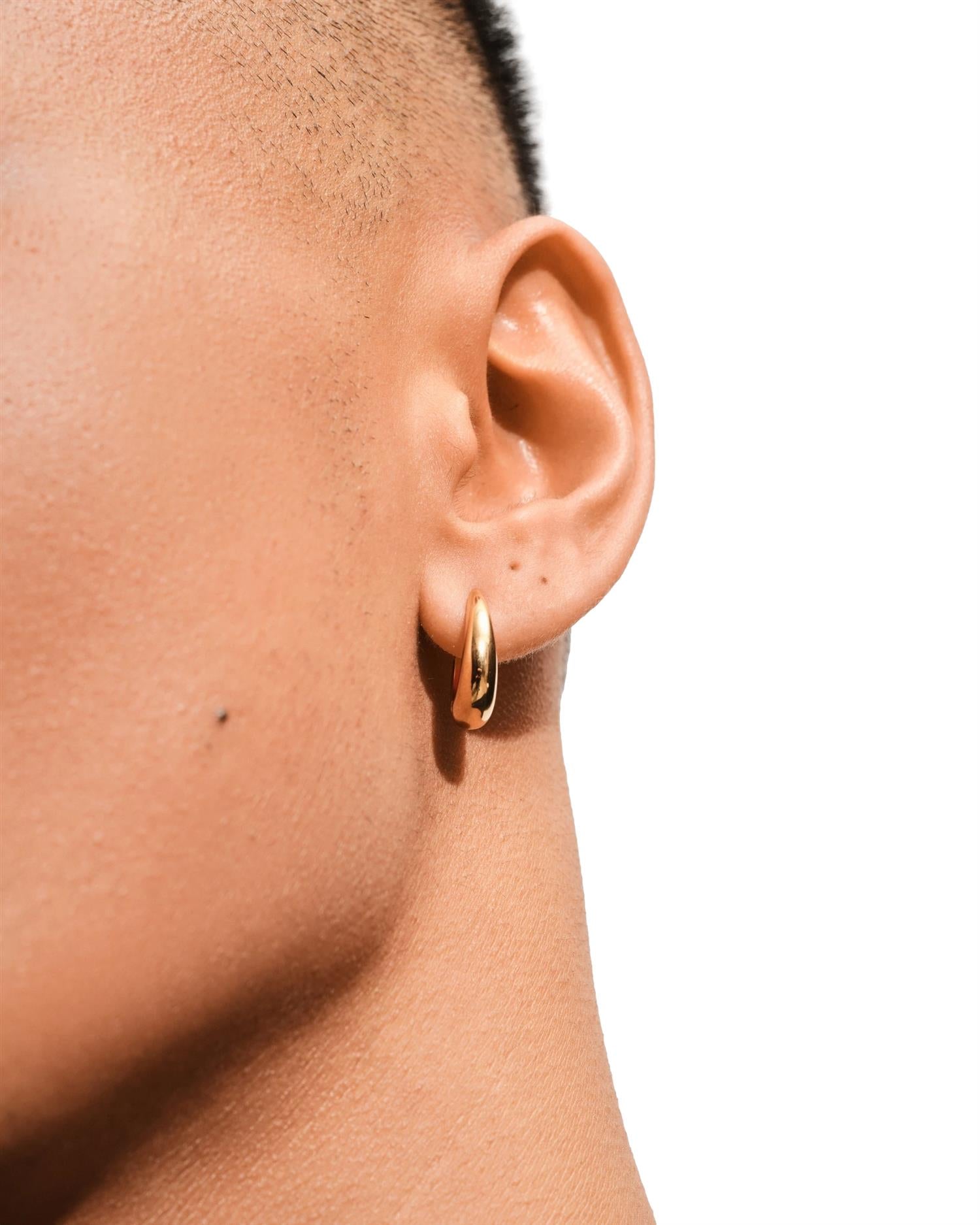 Tom Wood Liz Hoop Gold Øredobber Gull - modostore.no