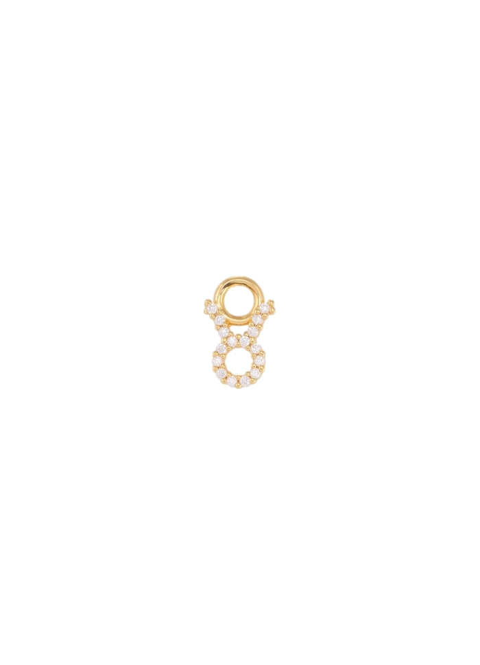 Emilia by Bon Dep Taurus Charm Charm Gull - modostore.no