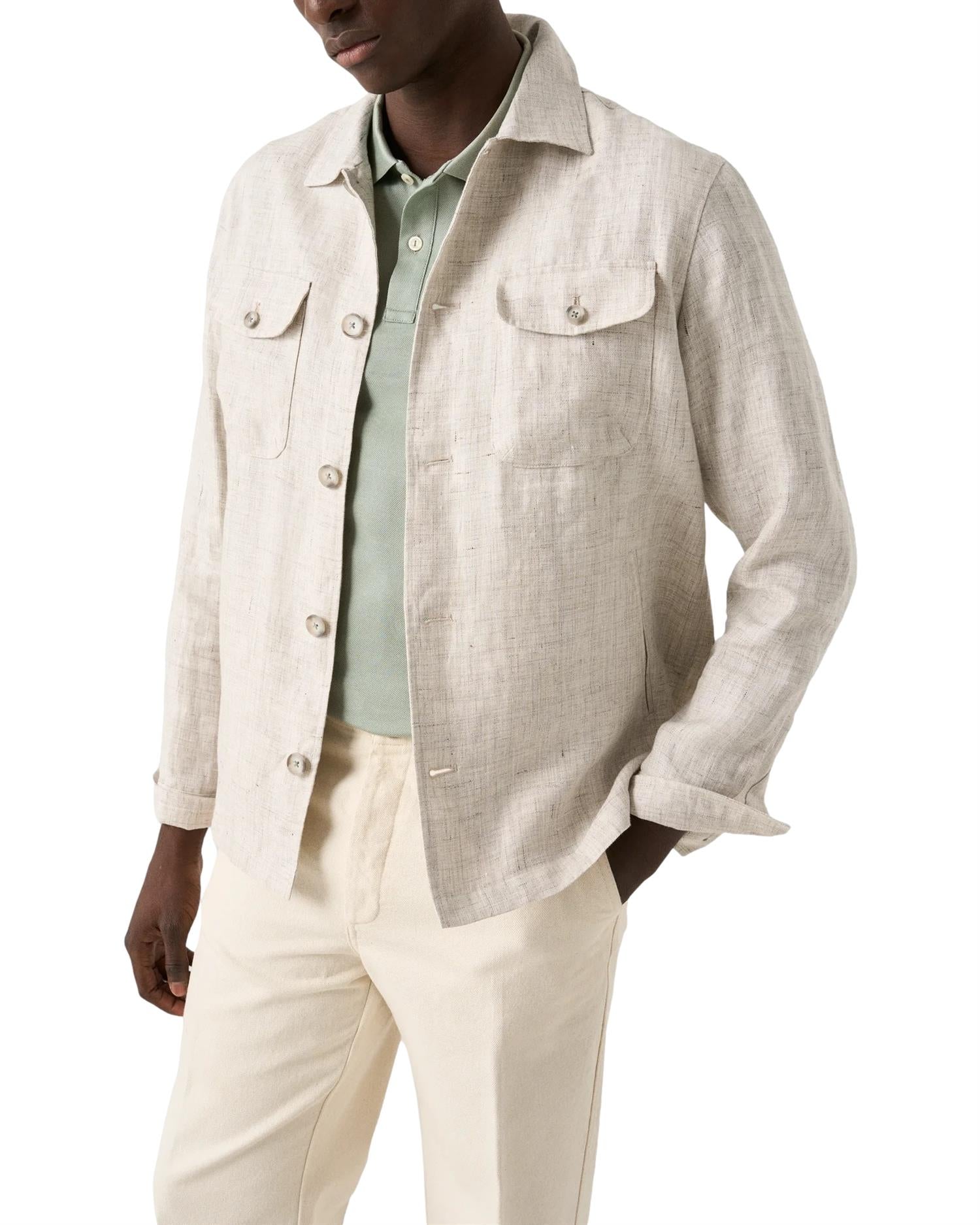 Eton Filo di Scozia Solid Piqué T-shirt Lysegrønn - modostore.no