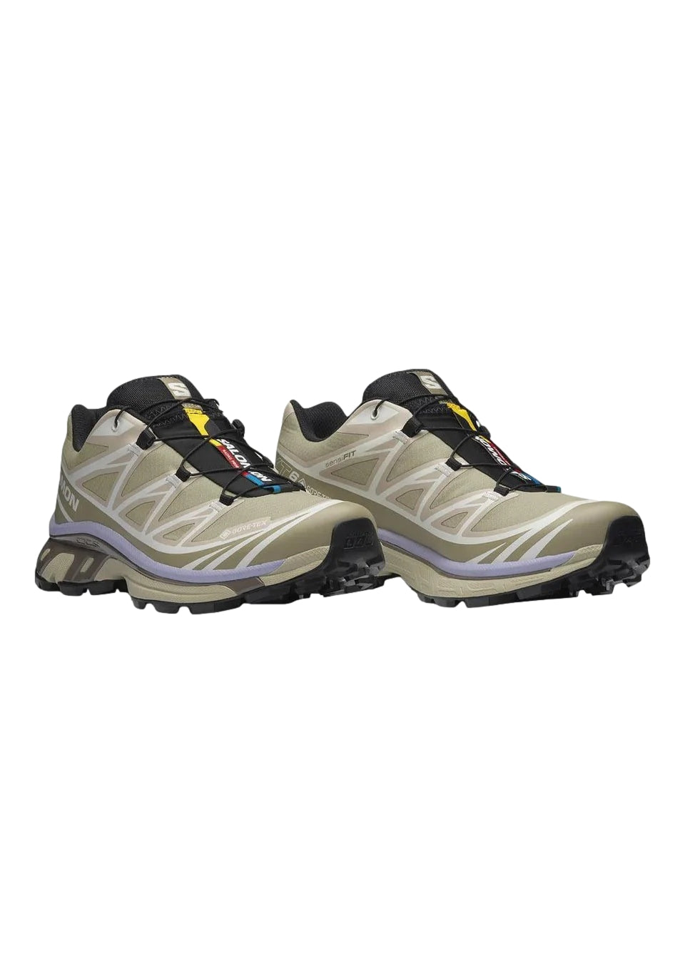 Salomon XT-6 GTX Eucalyptus/Silves/Cosmic Sko Lysebrun