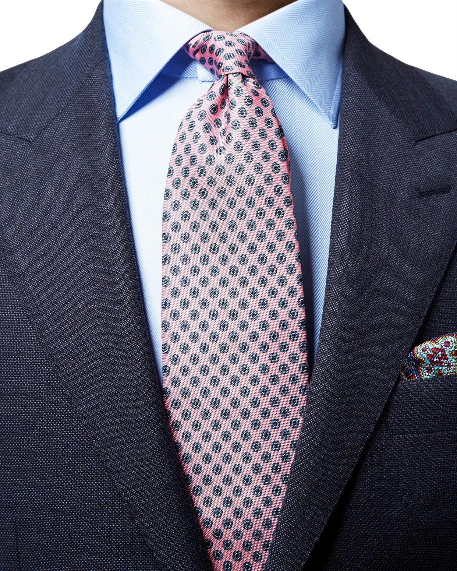 Eton Tie Slips Rosa Mønster - modostore.no