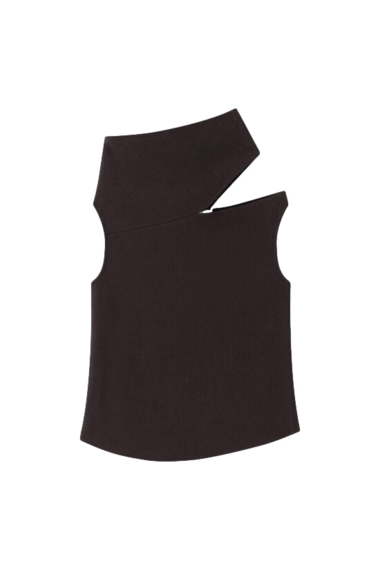 Viktoria Chan Jaya cut out top Topp Brun - modostore.no