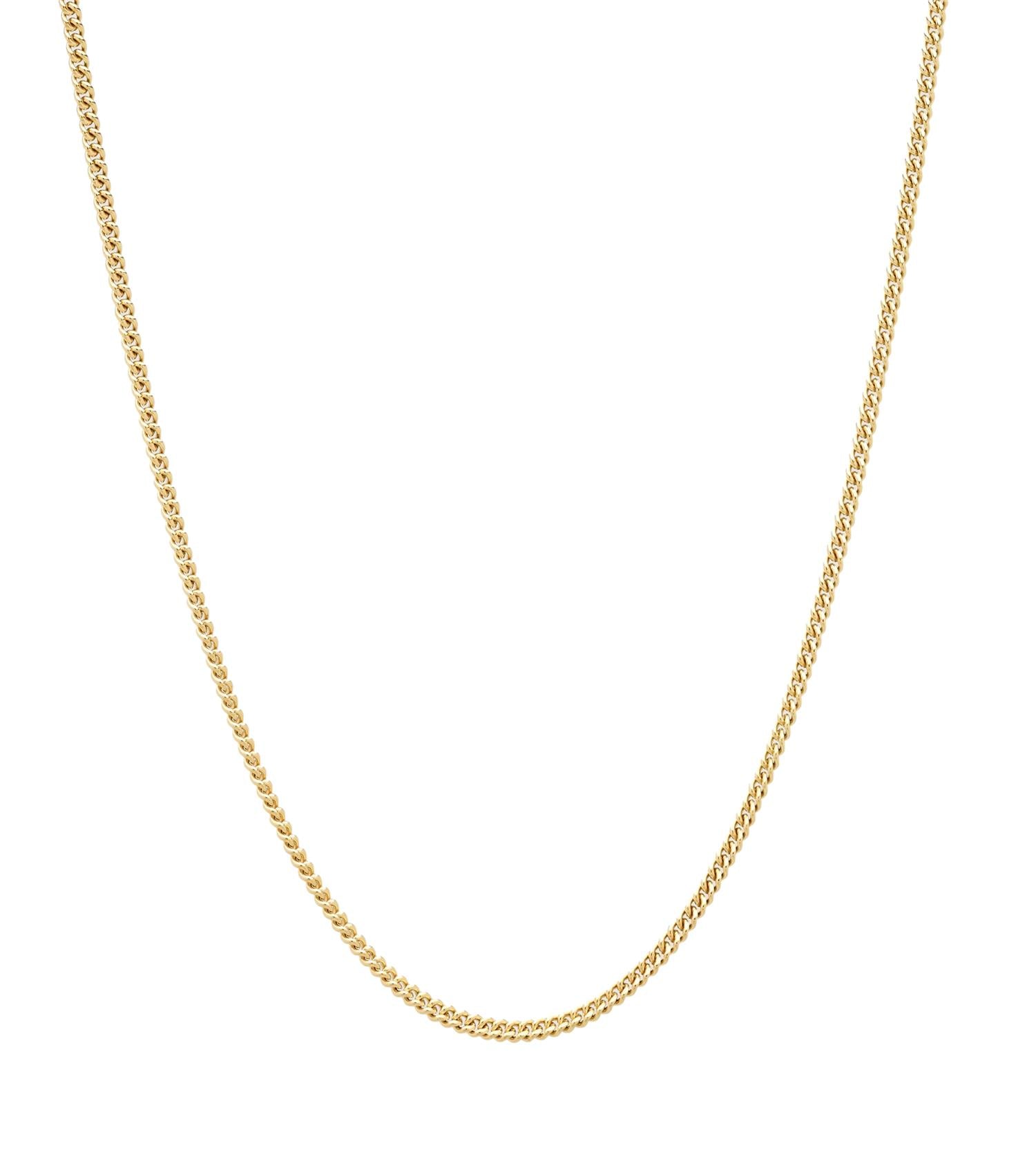 Tom Wood Curb Chain Slim 17inch Smykke Gull - modostore.no