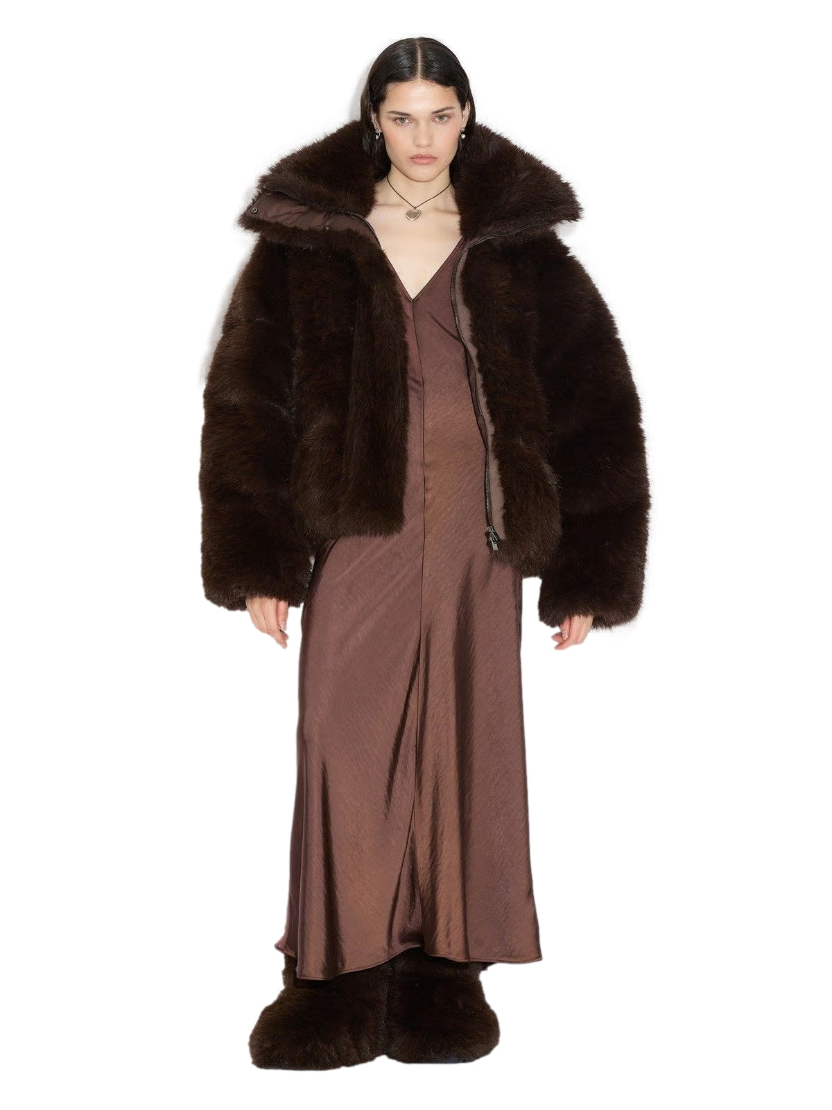 Holzweiler Rakel Dress Kjole Brun - modostore.no