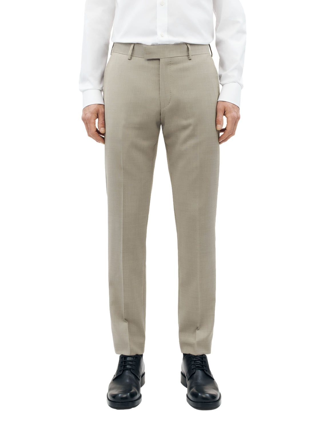 Tiger of Sweden Tenuta reise dressbukse i beige med rett passform og klassisk design, lagd av mykt, komfortabelt stoff