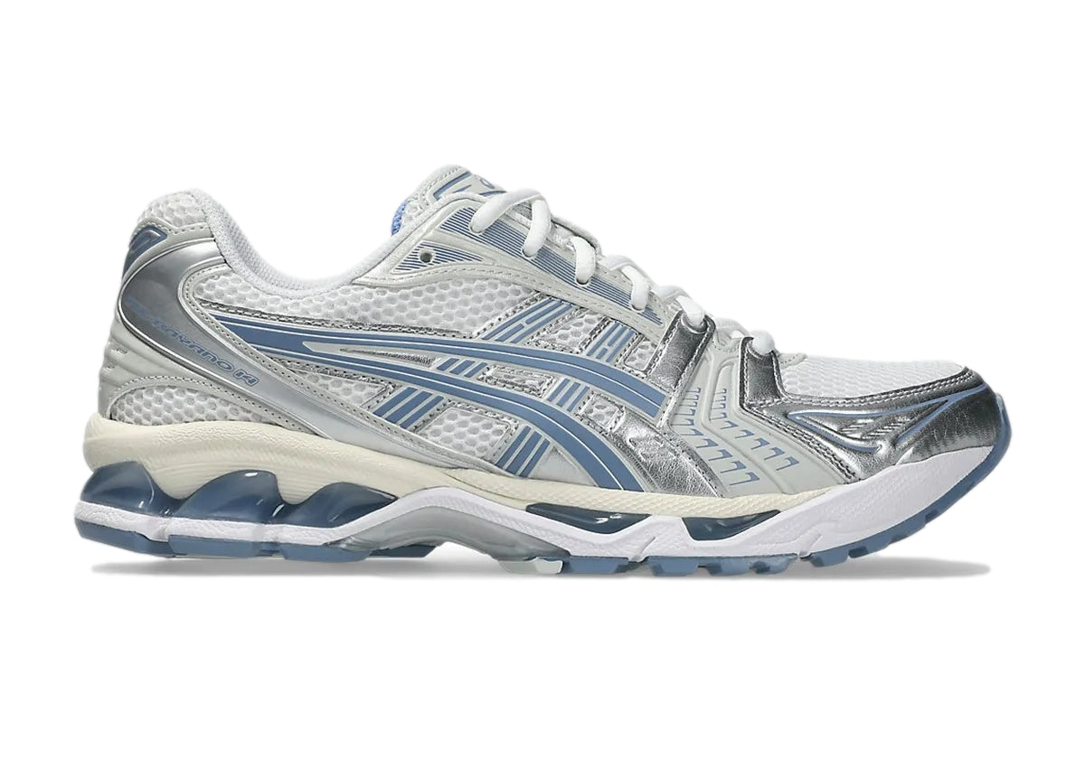 Asics Gel-Kayano 14 White/Light Navy Sko Hvit Og Blå - modostore.no