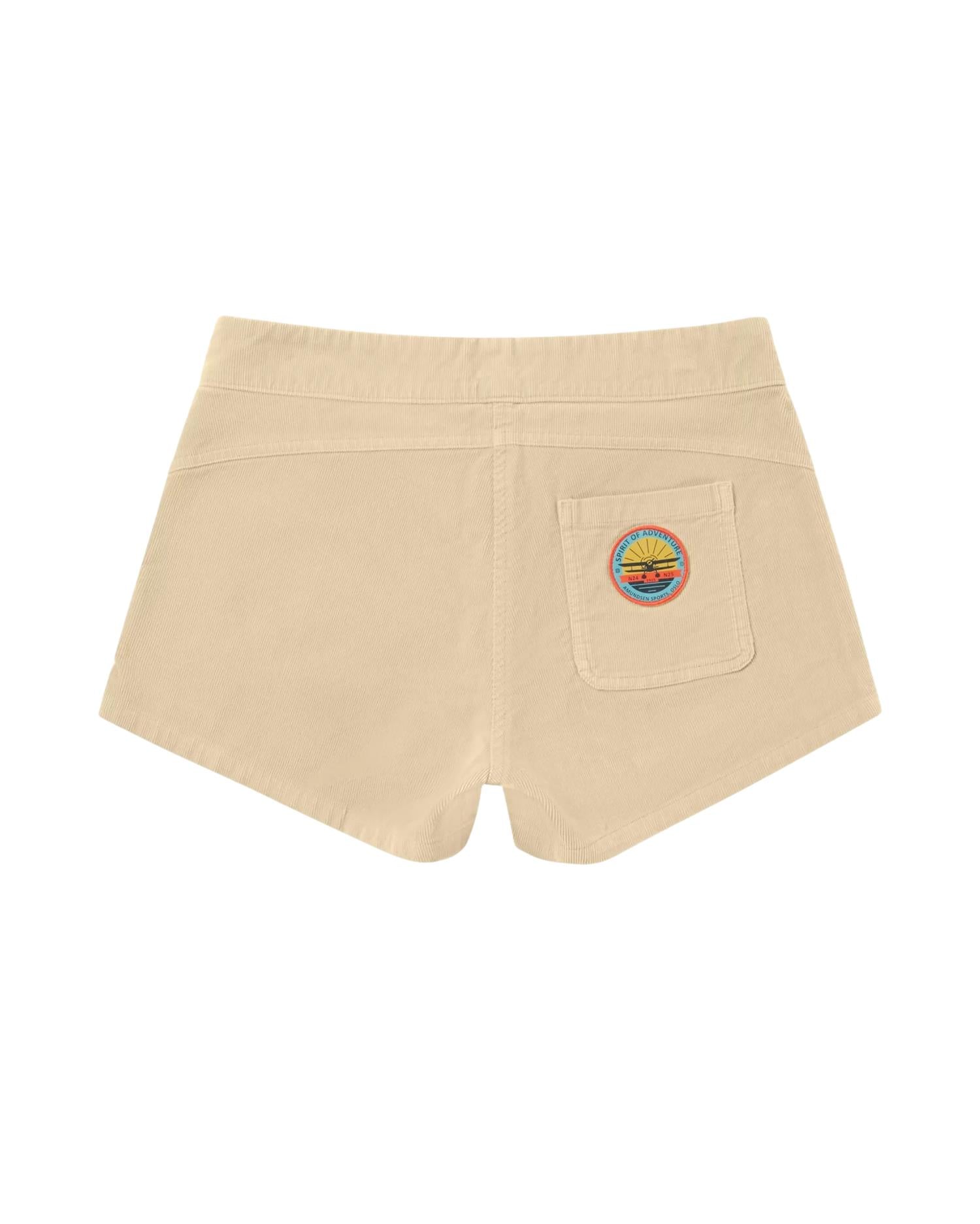 Amundsen 3Incher Concord G.Dyed Shorts Womens Shorts Beige - modostore.no