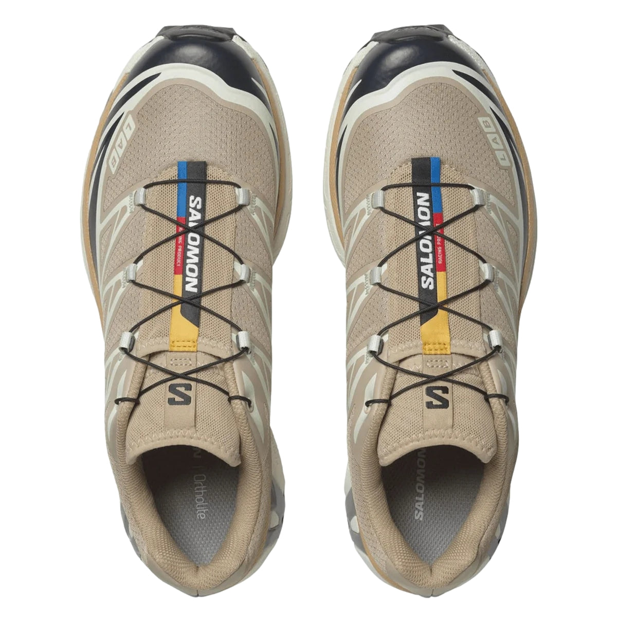 Salomon XT-6 Oxford Tan/Carbon/Clearly Aqua Sko Lys Brun - modostore.no