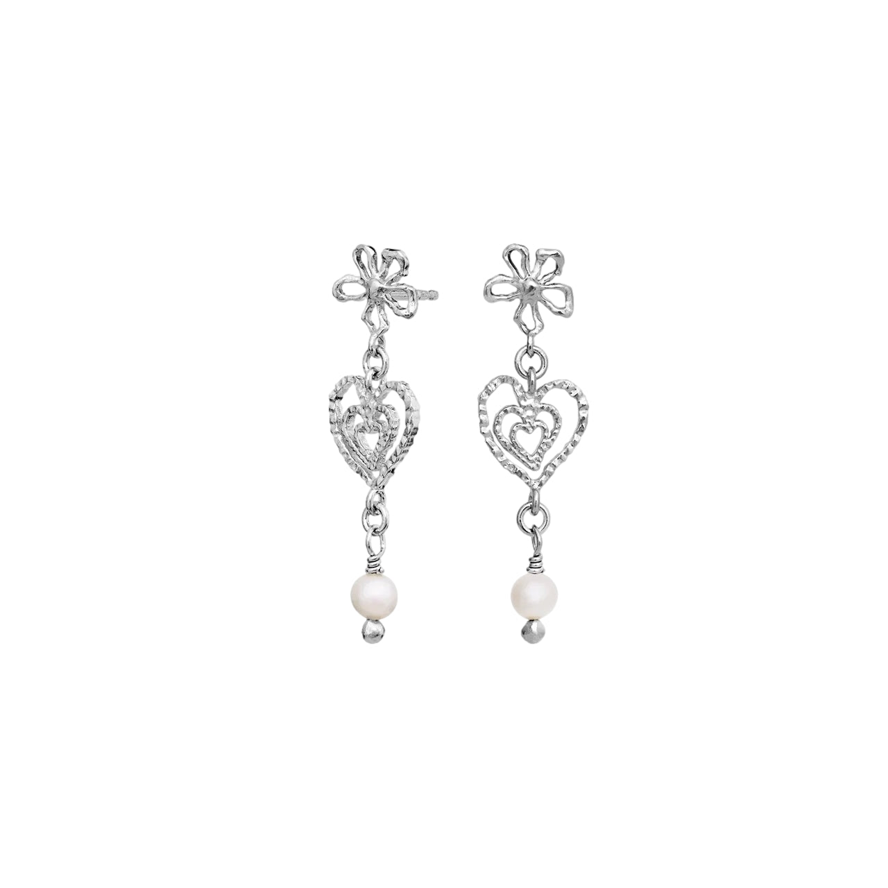 Maanesten izabel Earrings Øredobber Sølv - modostore.no