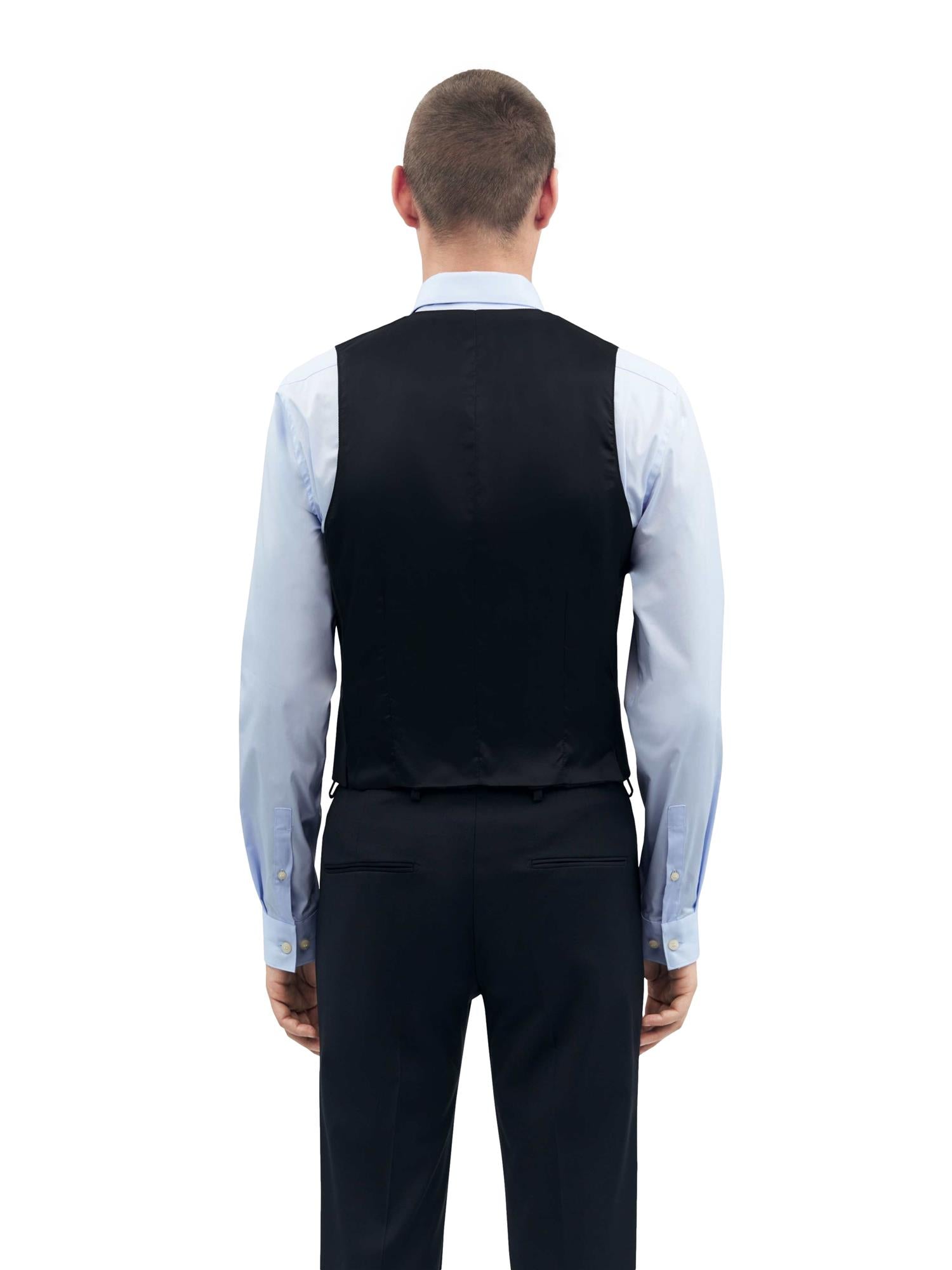 Tiger of Sweden Wayde Travel Suit Waistcoat Vest Marine - modostore.no