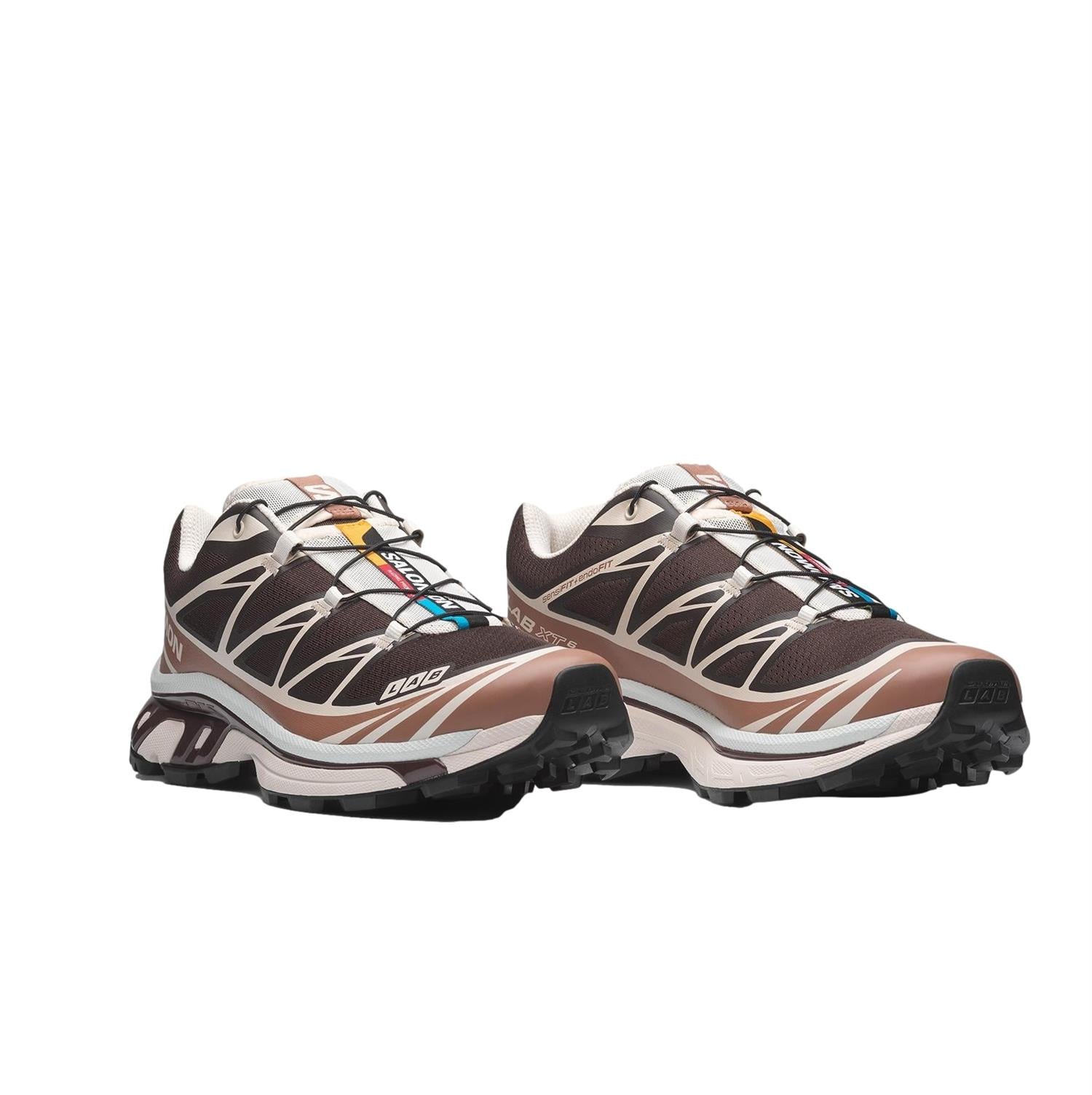 Salomon XT-6 Black Coffee/Burro/Bitter Chocolate Sko Brun