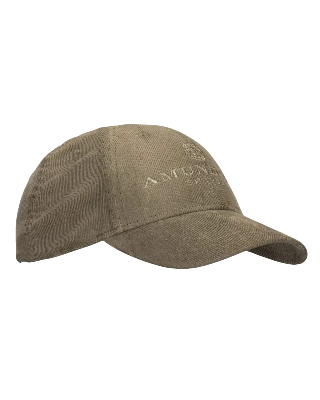 Amundsen Concord caps i olivengrønn, casual caps for menn og kvinner, med justerbar størrelse og logo på fronten