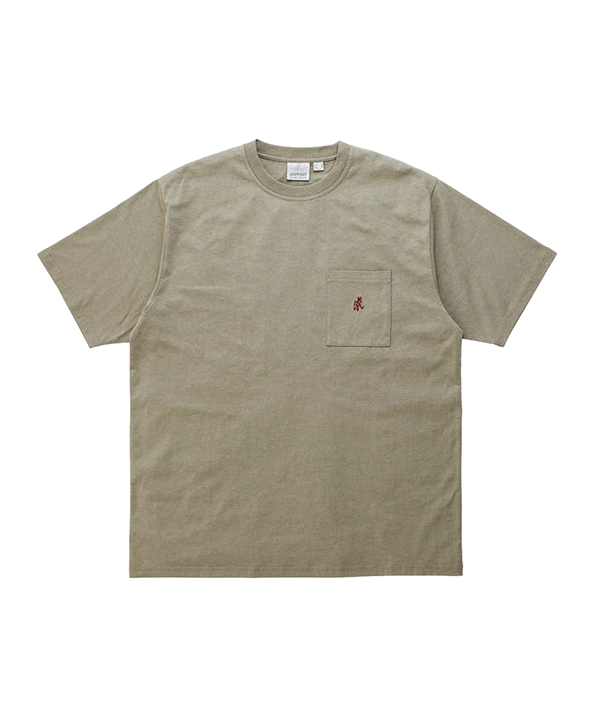 Gramicci One Point Tee T-shirt Khaki - modostore.no